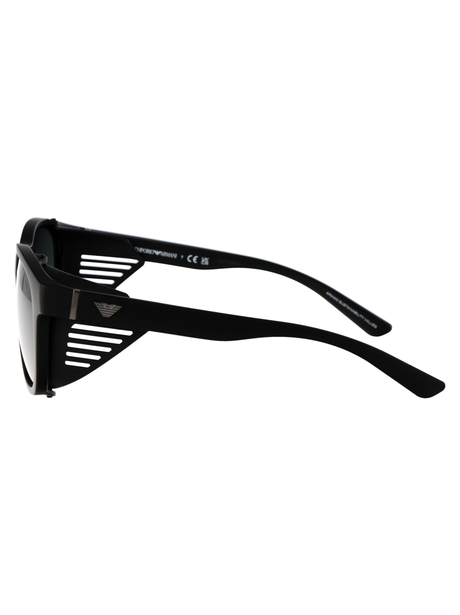 Emporio Armani 0ea4216u Sunglasses In 500187 Matte Black