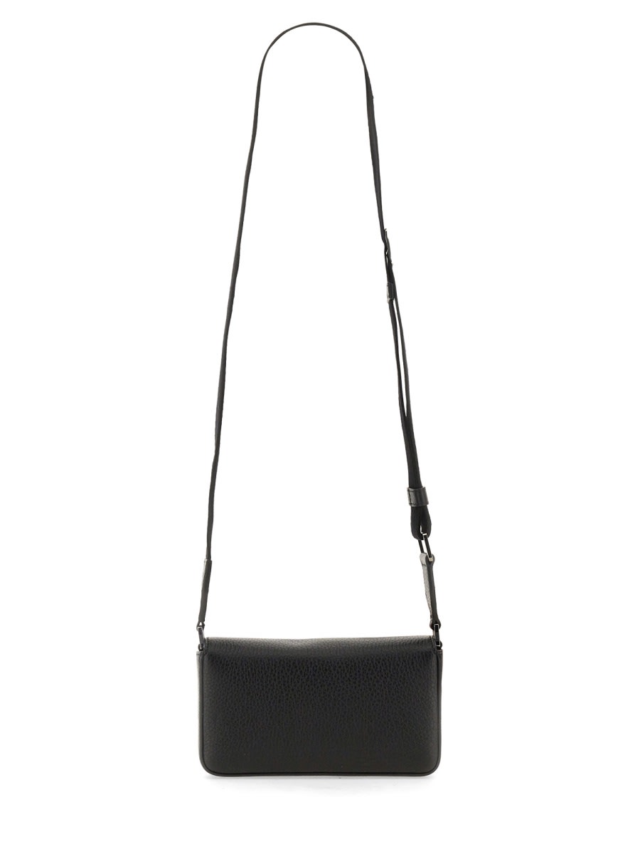 Shop Dolce & Gabbana Mini Leather Bag In Black