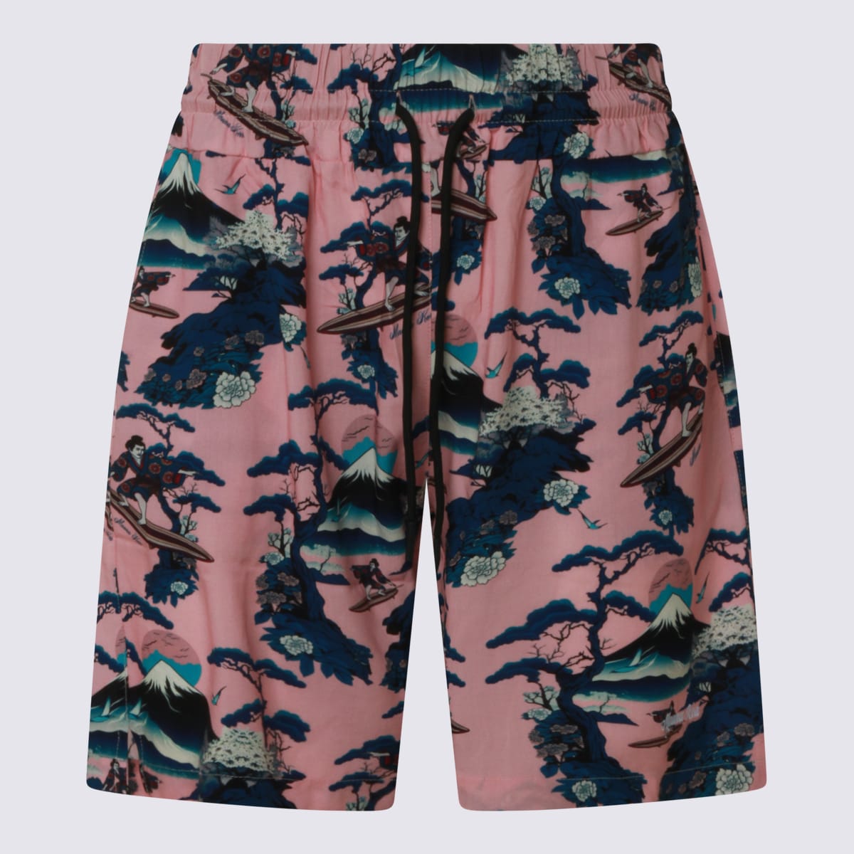 Mauna Kea Pink Viscose Multicolor Shorts