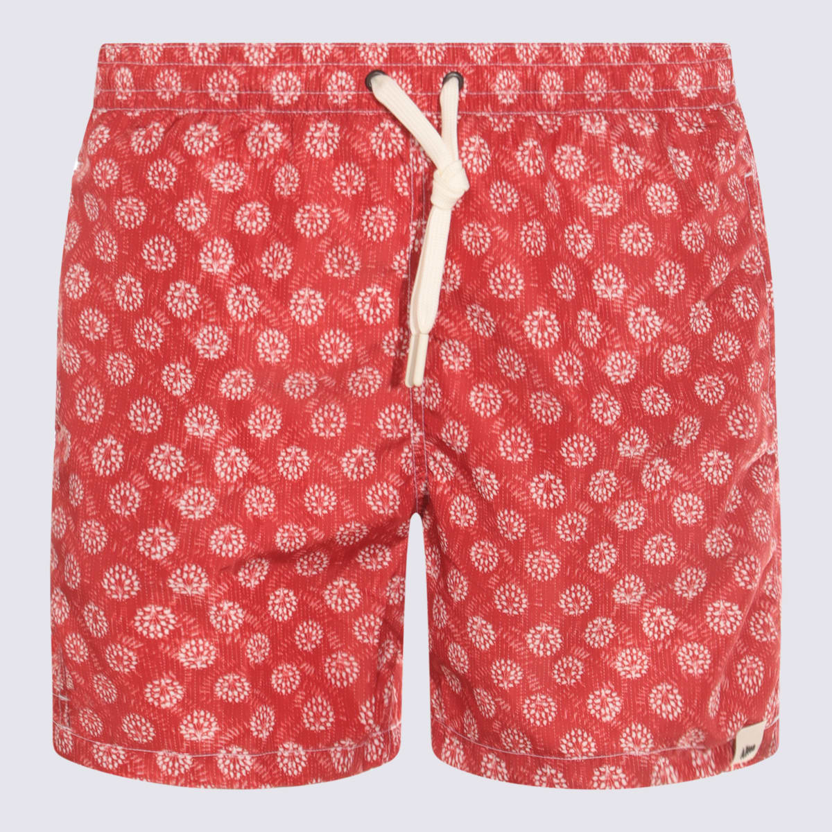 Red And Multicolor Beachwear