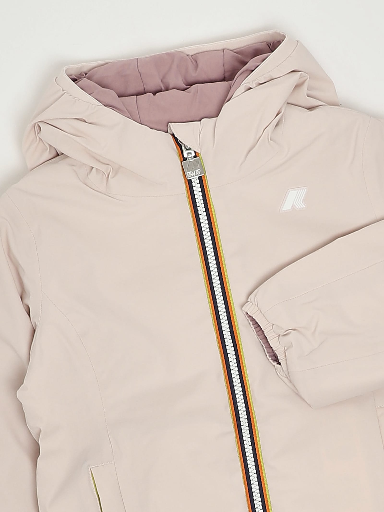 K-way Lily Warm Double Jacket In Animal Print