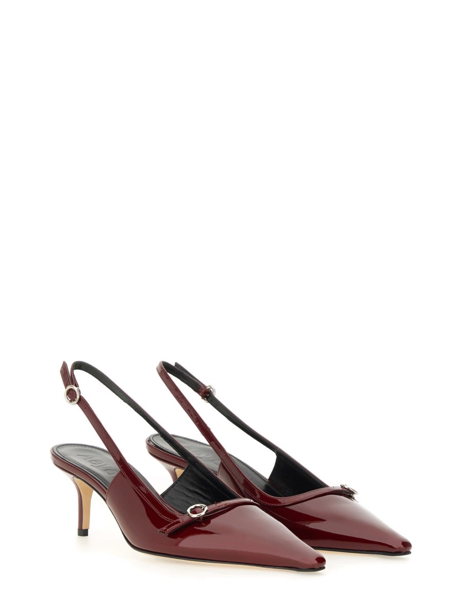 Shop Aeyde Slingback Saba In Red