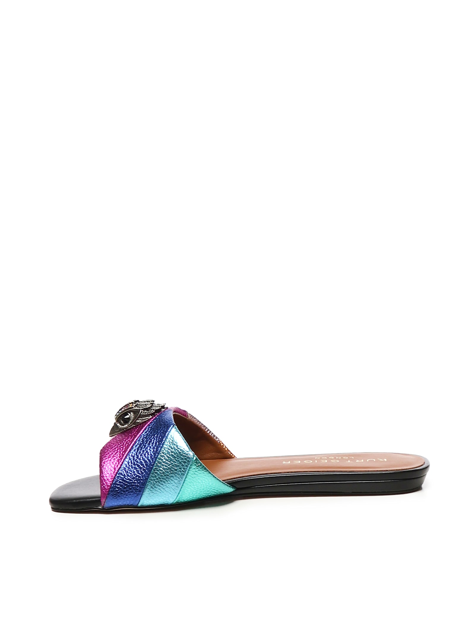 Kurt Geiger Leather Kensington Slides