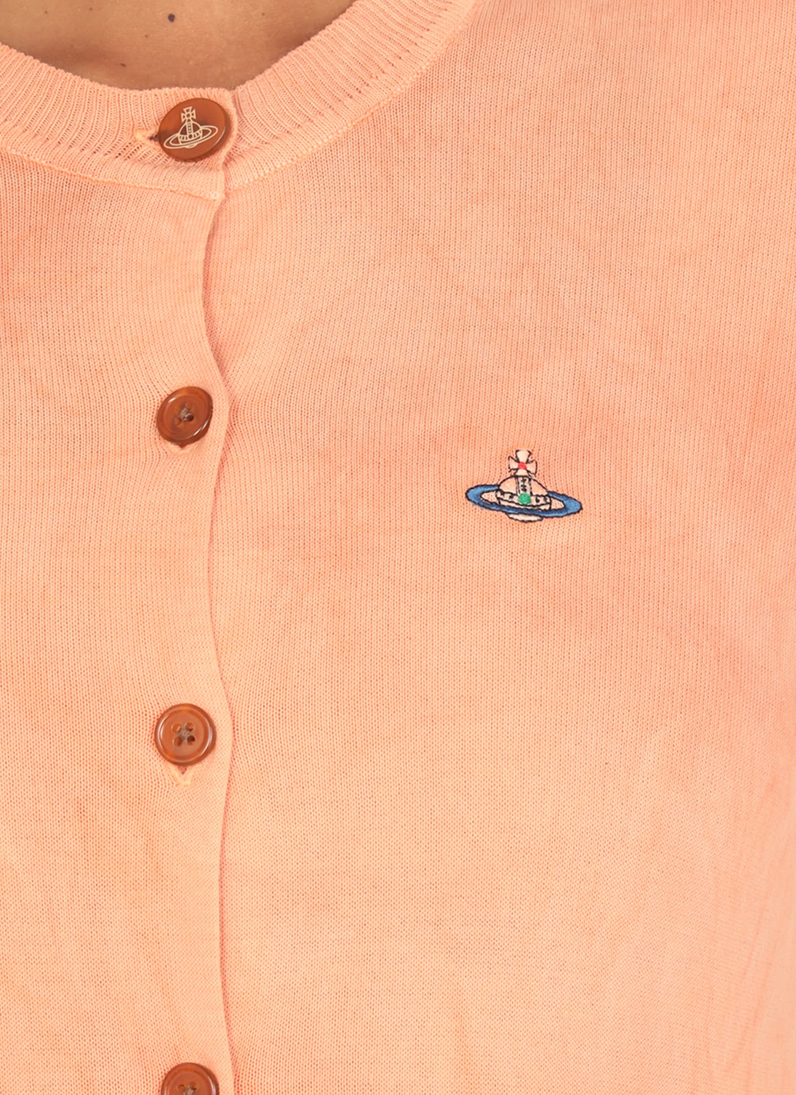 Vivienne Westwood Bea Cardigan In Orange