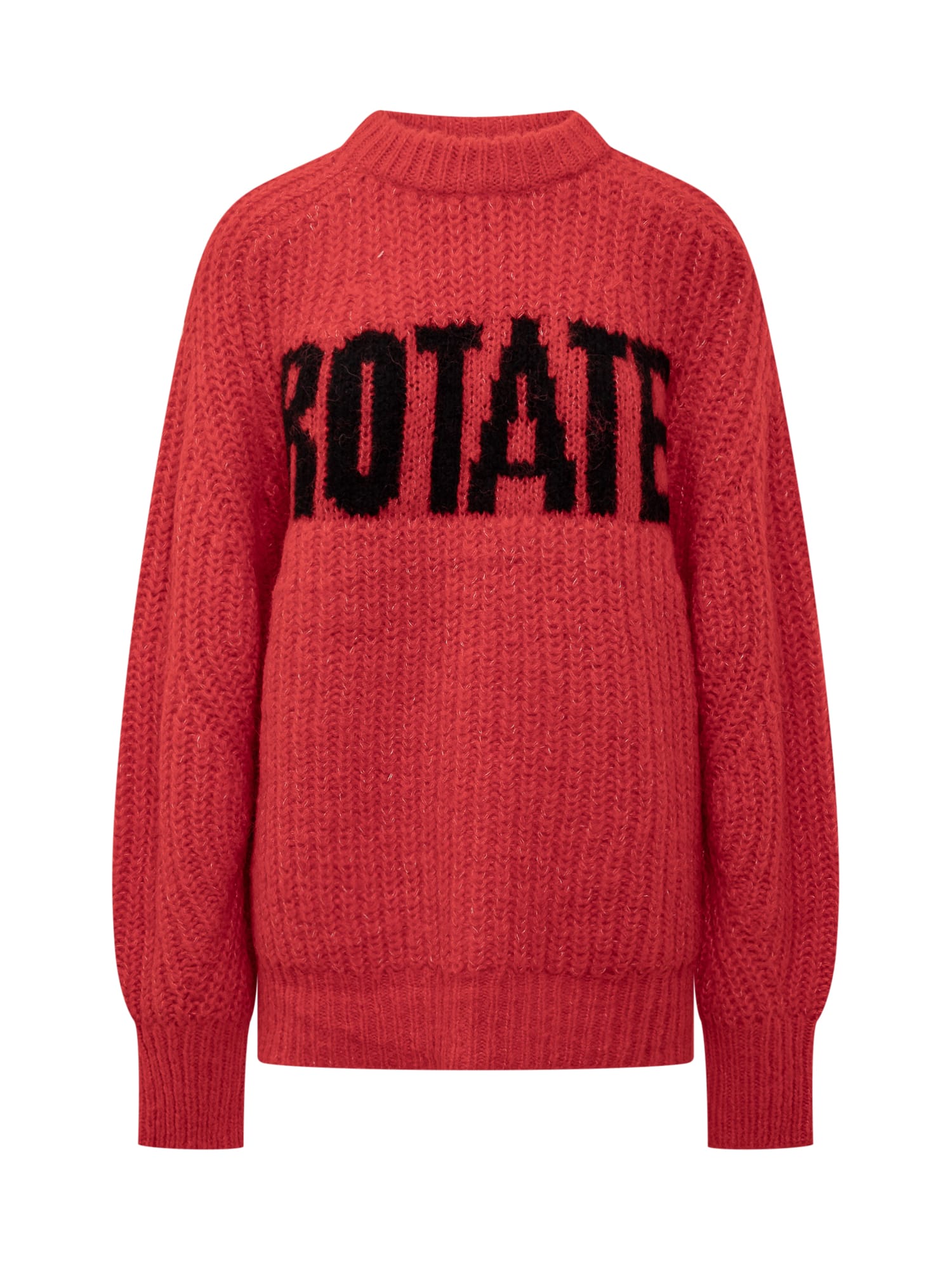 Shop Rotate Birger Christensen Sweater In High Risk Red