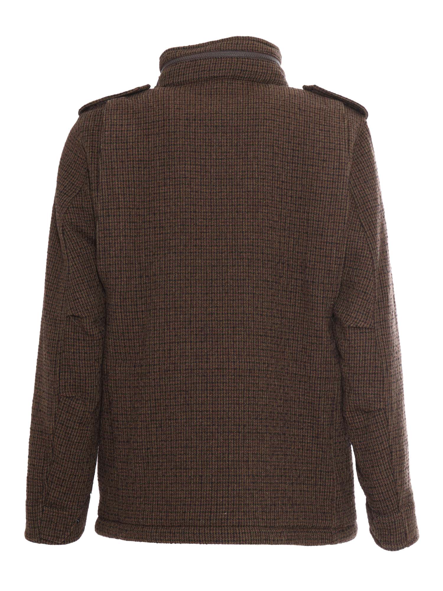 Shop Aspesi Man Jacket In Brown