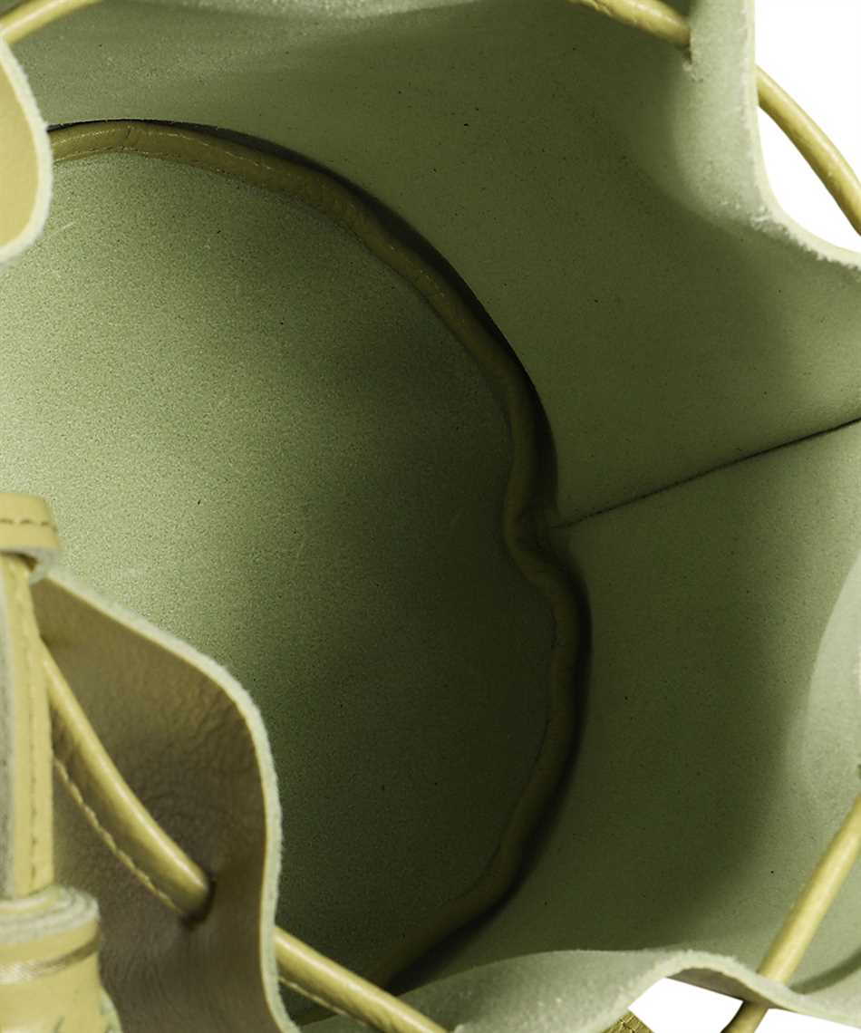 Il Bisonte Leather Bucket Bag In Green