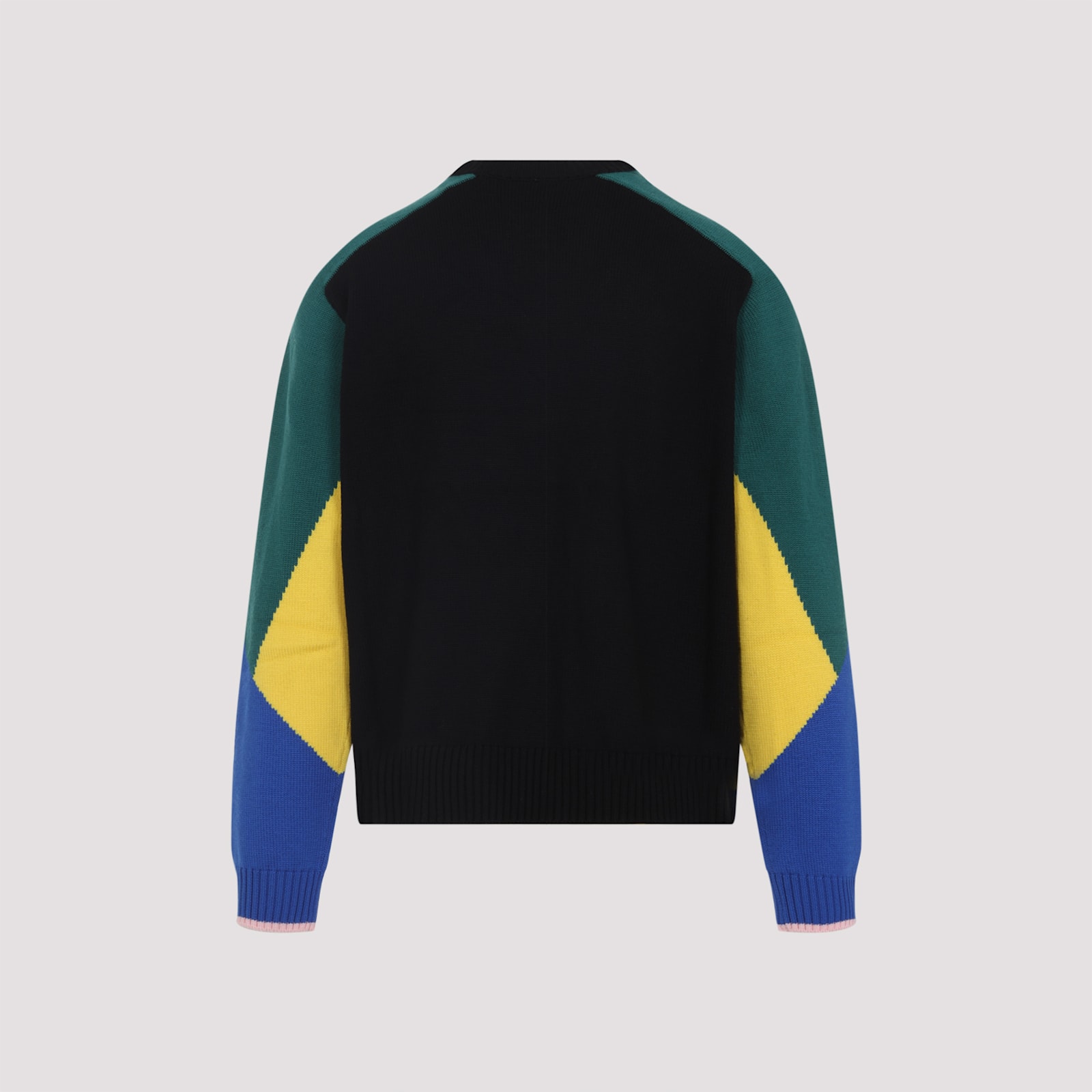 Casablanca Crewneck Merino Wool Jumper In Multi