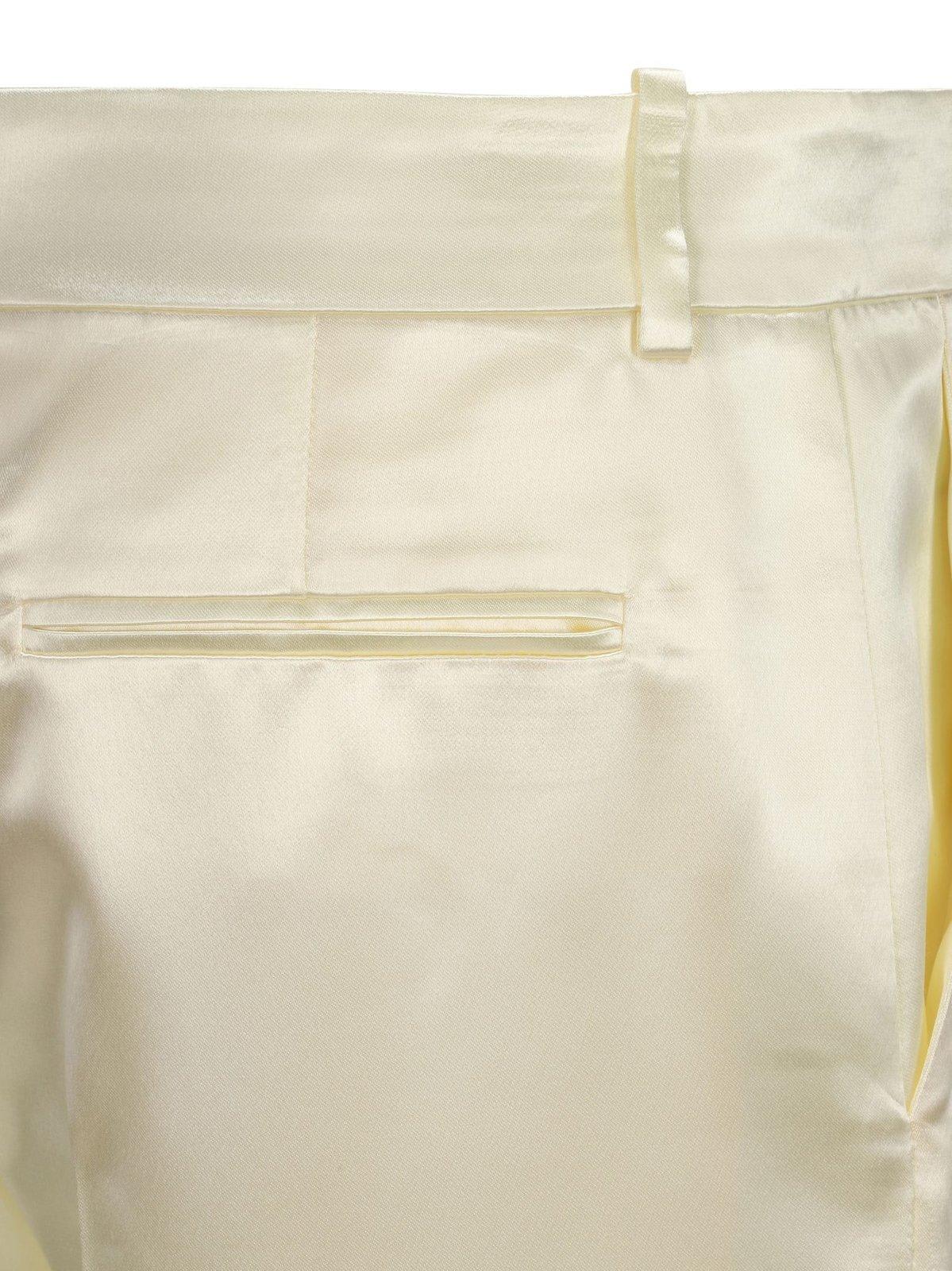 Shop The Row Pleated Encore Pants In Milk