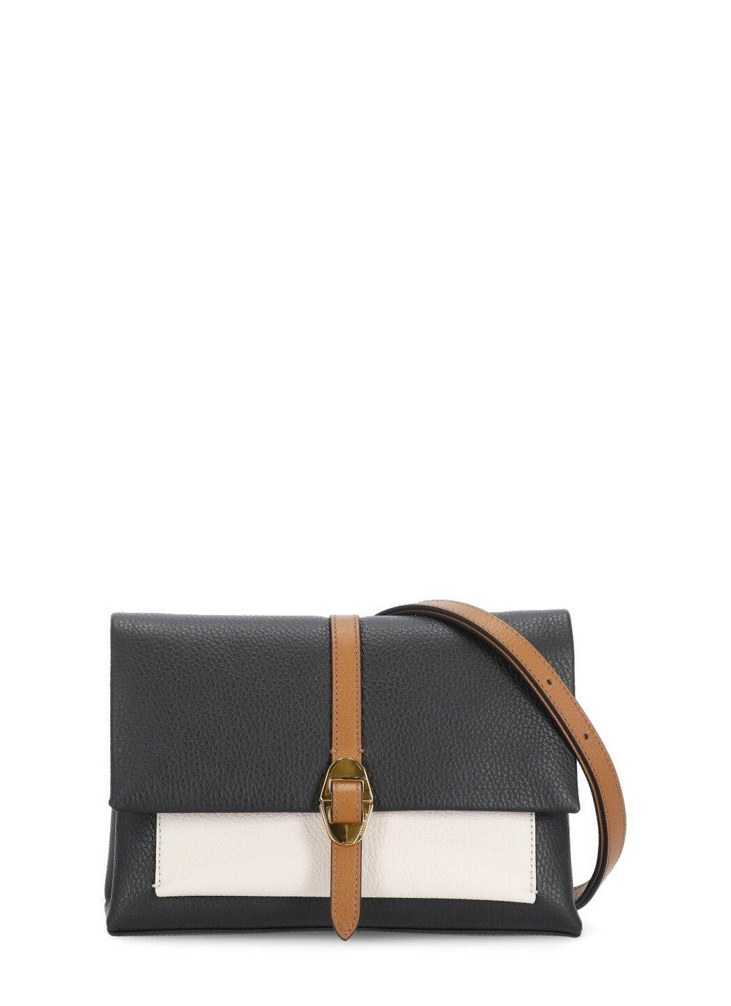 Shop Coccinelle Dorian Tricolor Small Shoulder Bag