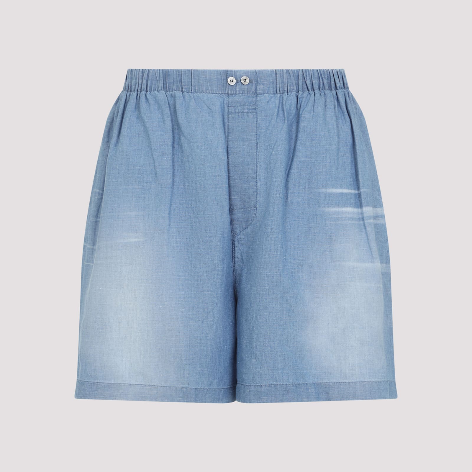 Acne Studios Denim Short With Elastic Cand