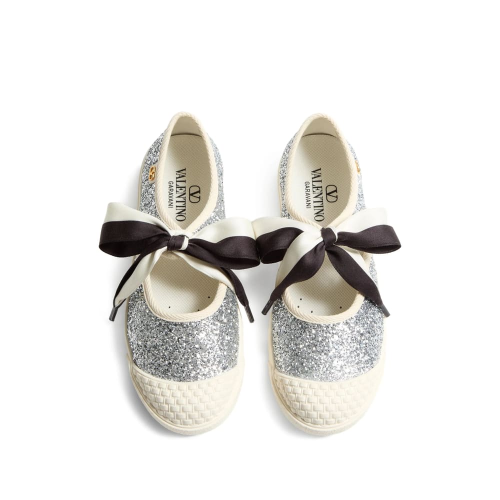 Valentino Sneakers Silver In Multi