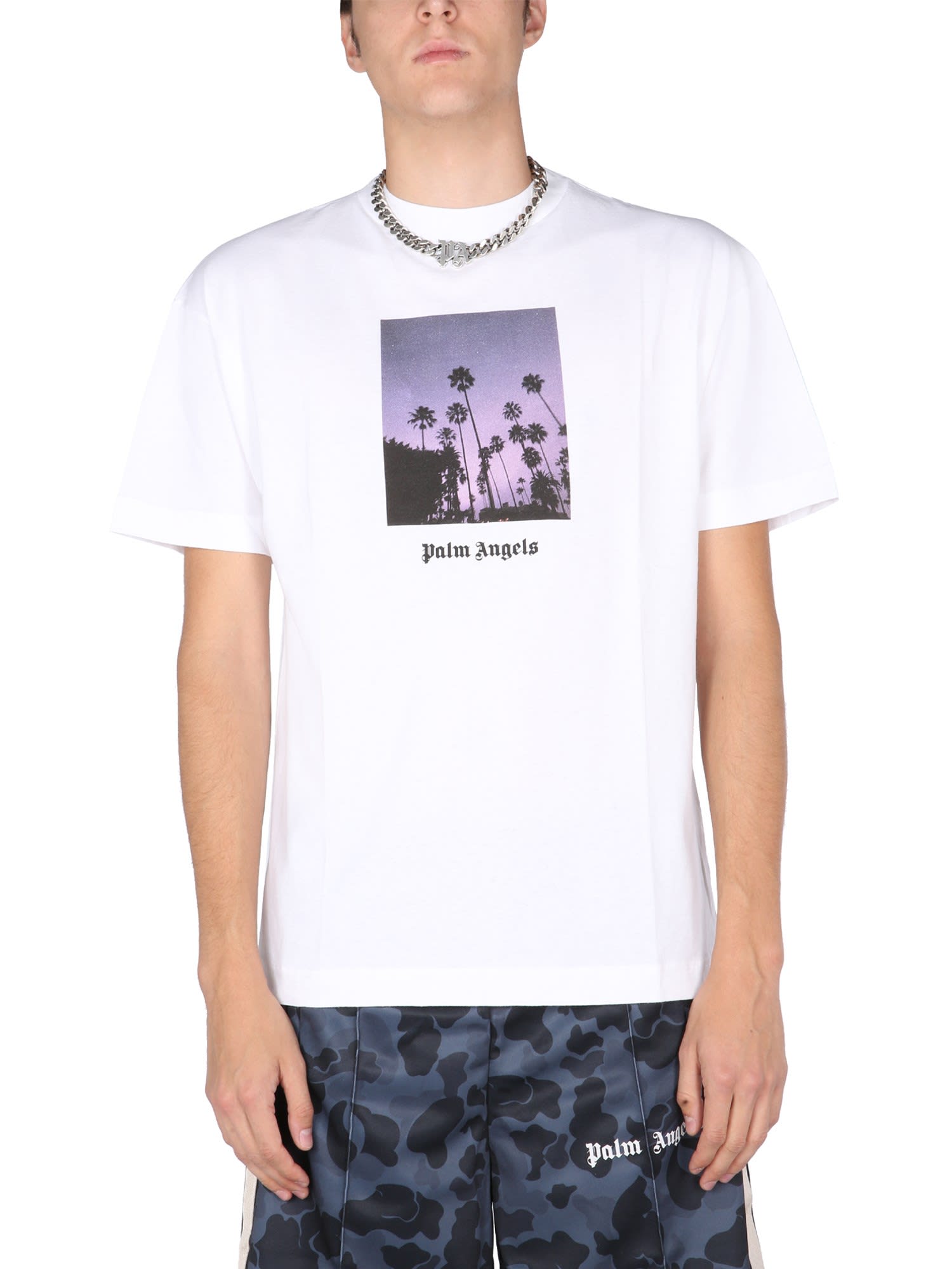Palm Angels Crew Neck T-shirt