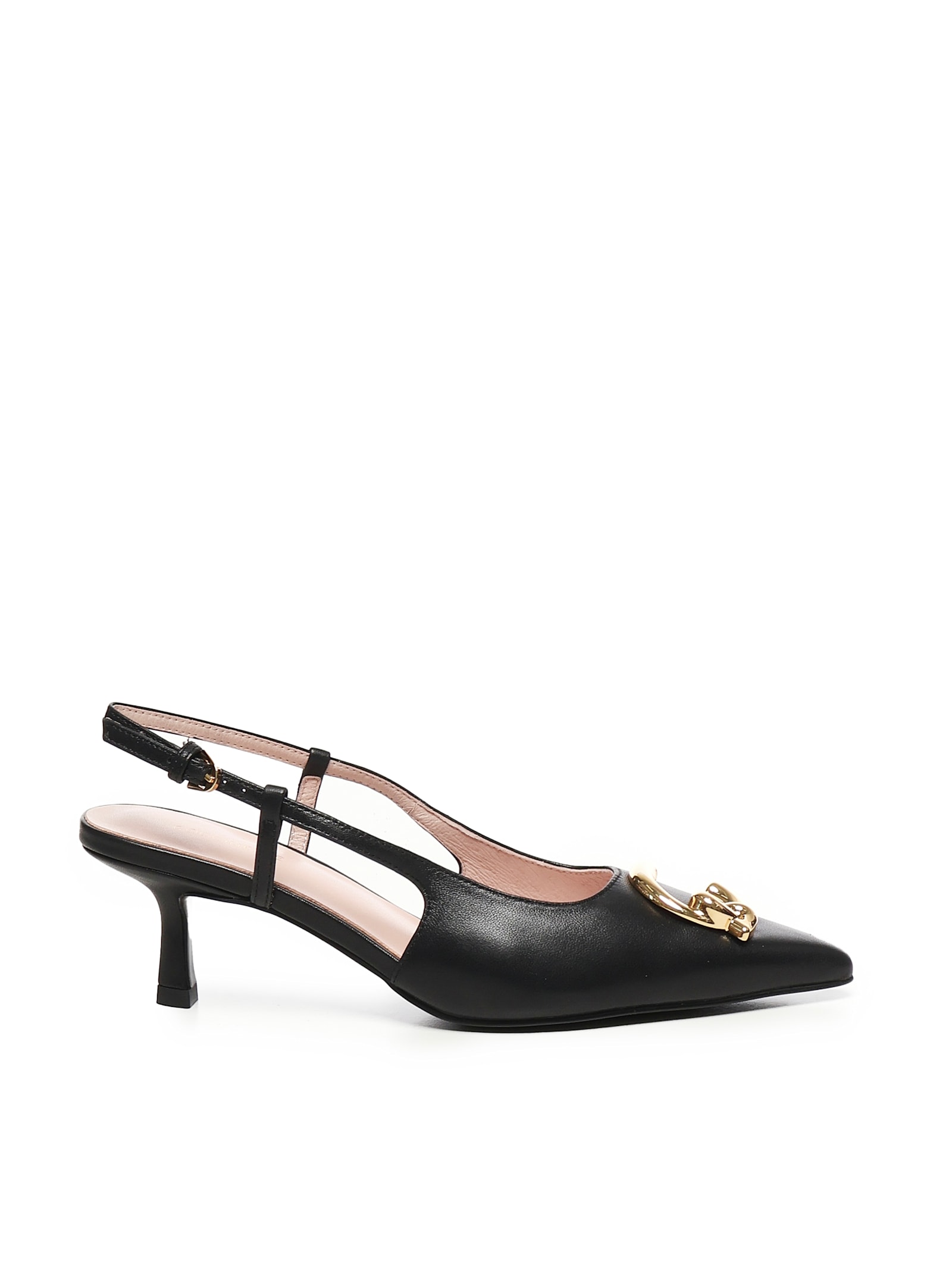 C-me Smooth Slingbacks