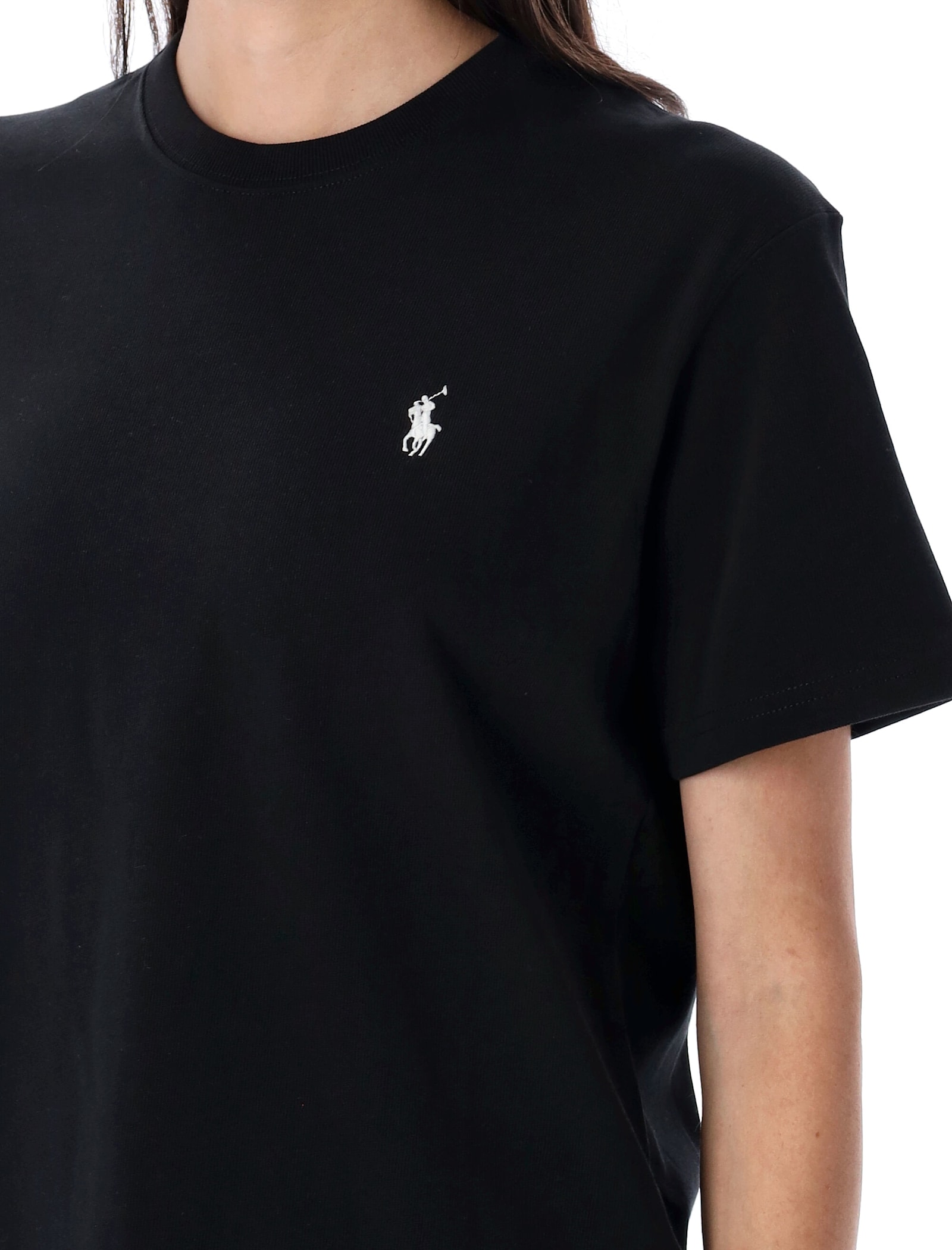 Polo Ralph Lauren Relaxed Fit Cotton Jersey T-shirt In Black