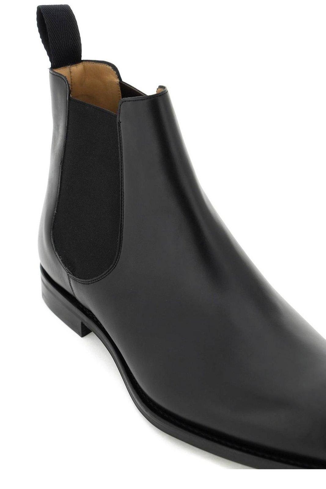 Shop Church's Almond-toe Ankle Chelsea Boots In Black