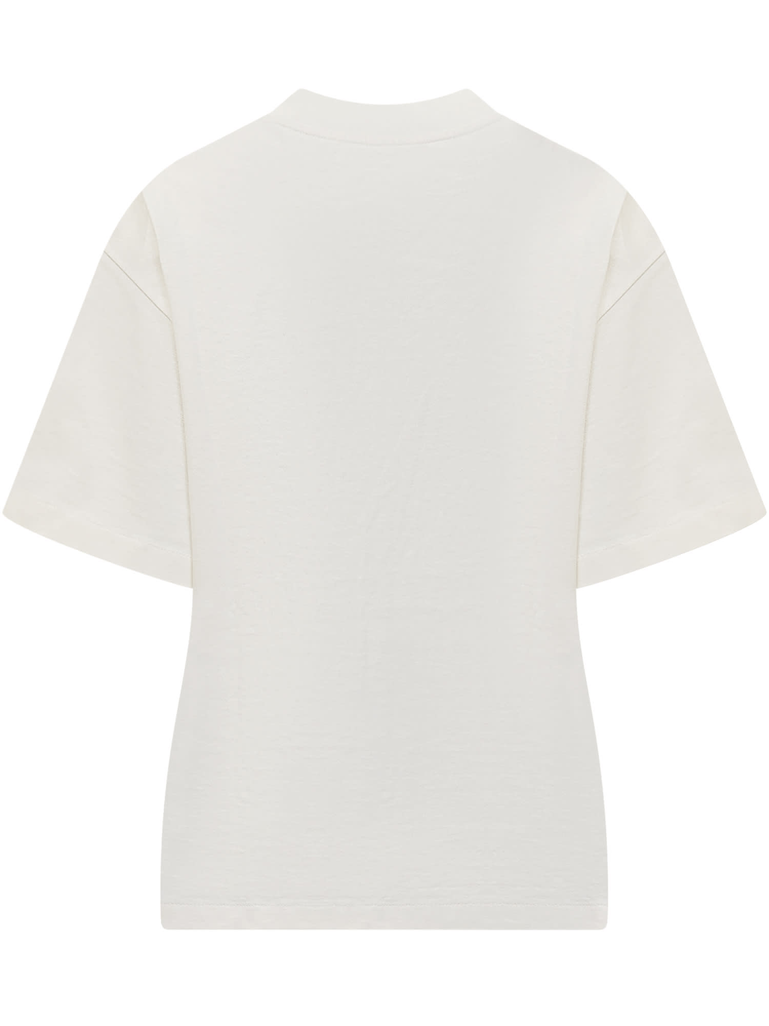 Shop Jil Sander T-shirt In Porcelain