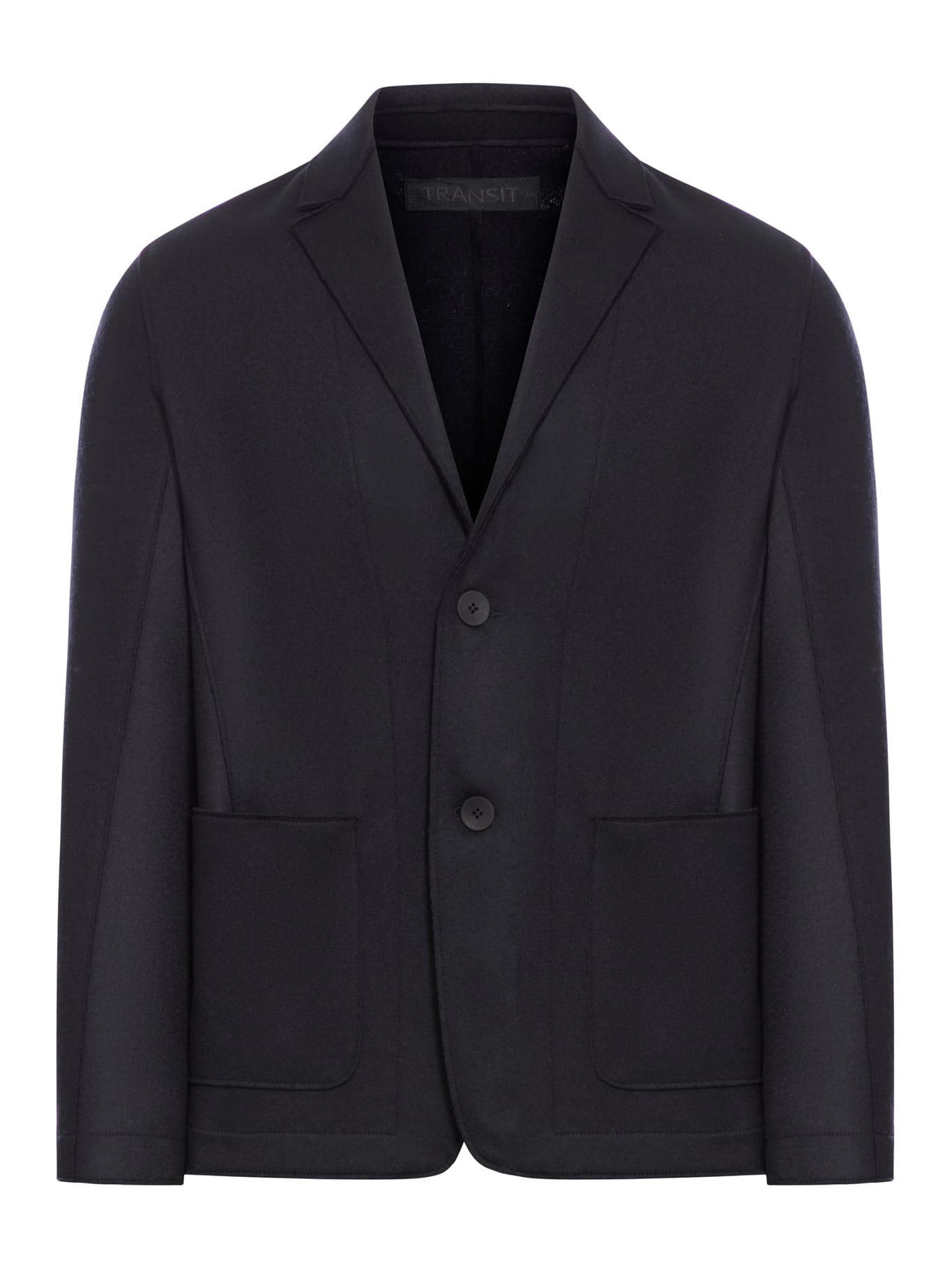 Regular-fit Jacket In Raw-cut Virgin Wool Cloth With A Cashmere Feel