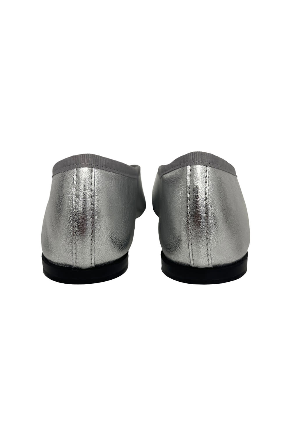 Marine Serre X Repetto Ballerinas In Silver