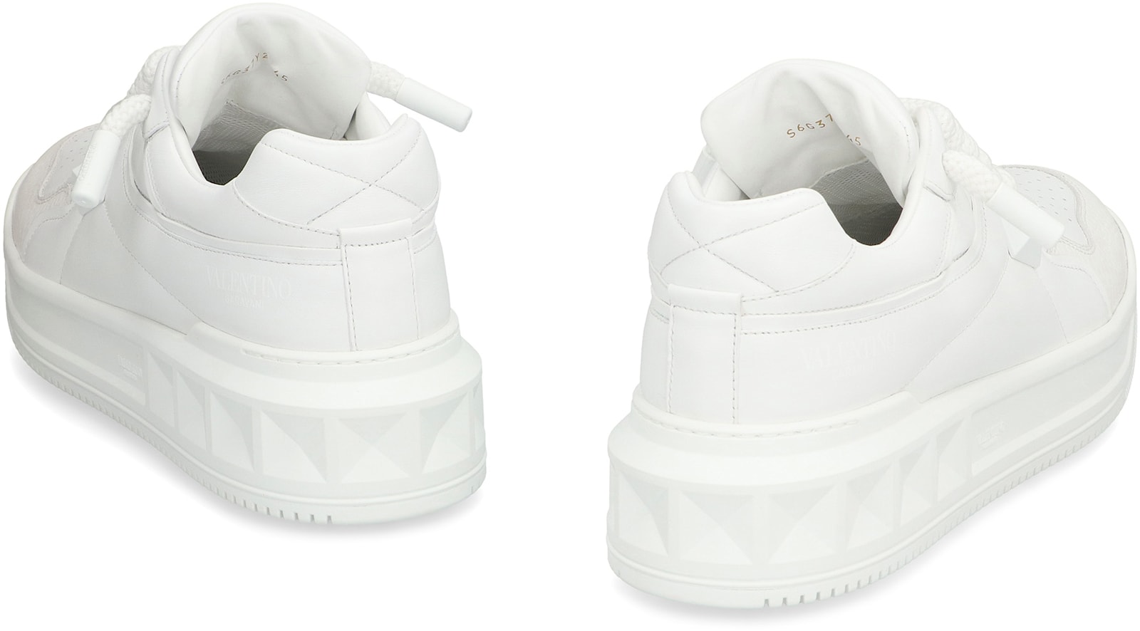 Shop Valentino One Stud Xl Low-top Sneakers In White