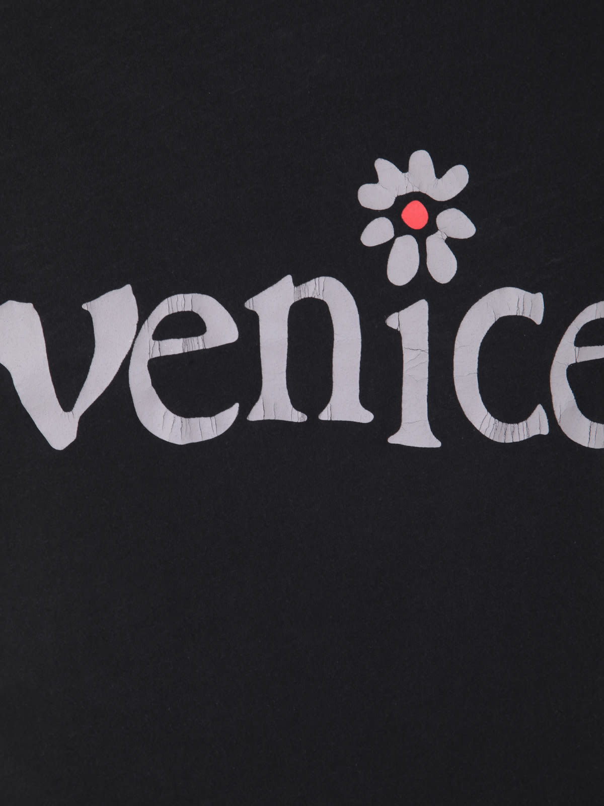 Shop Erl Unisex Venice Tshirt Knit In Black