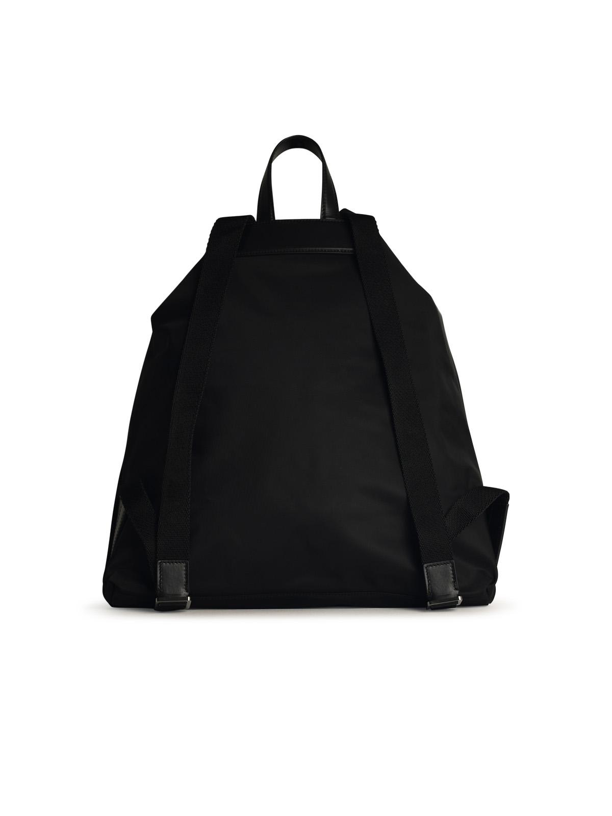 Shop Dolce & Gabbana Black Nylon Backpack In Nero