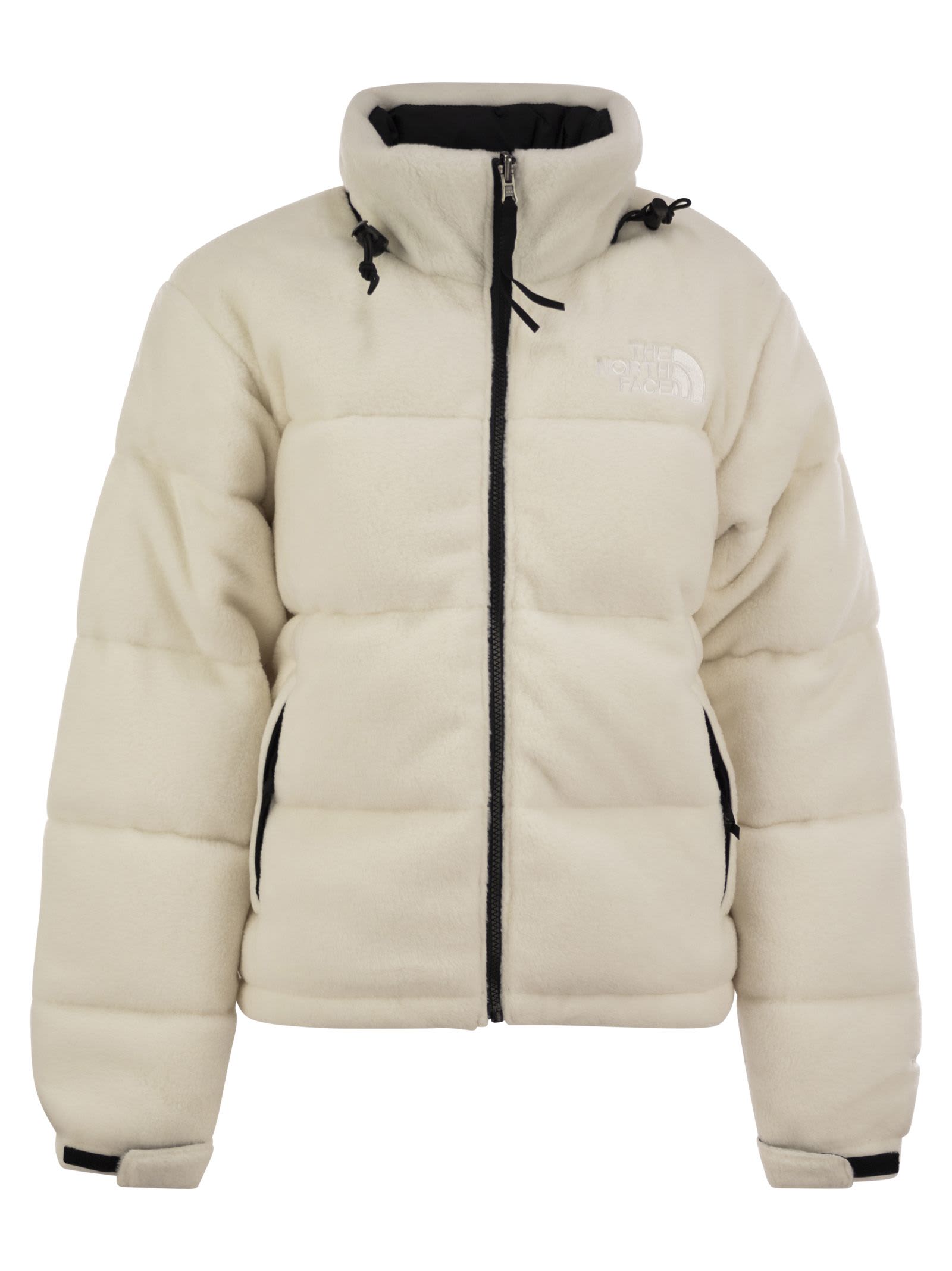 Shop The North Face Nuptse - Polar Jacket In White
