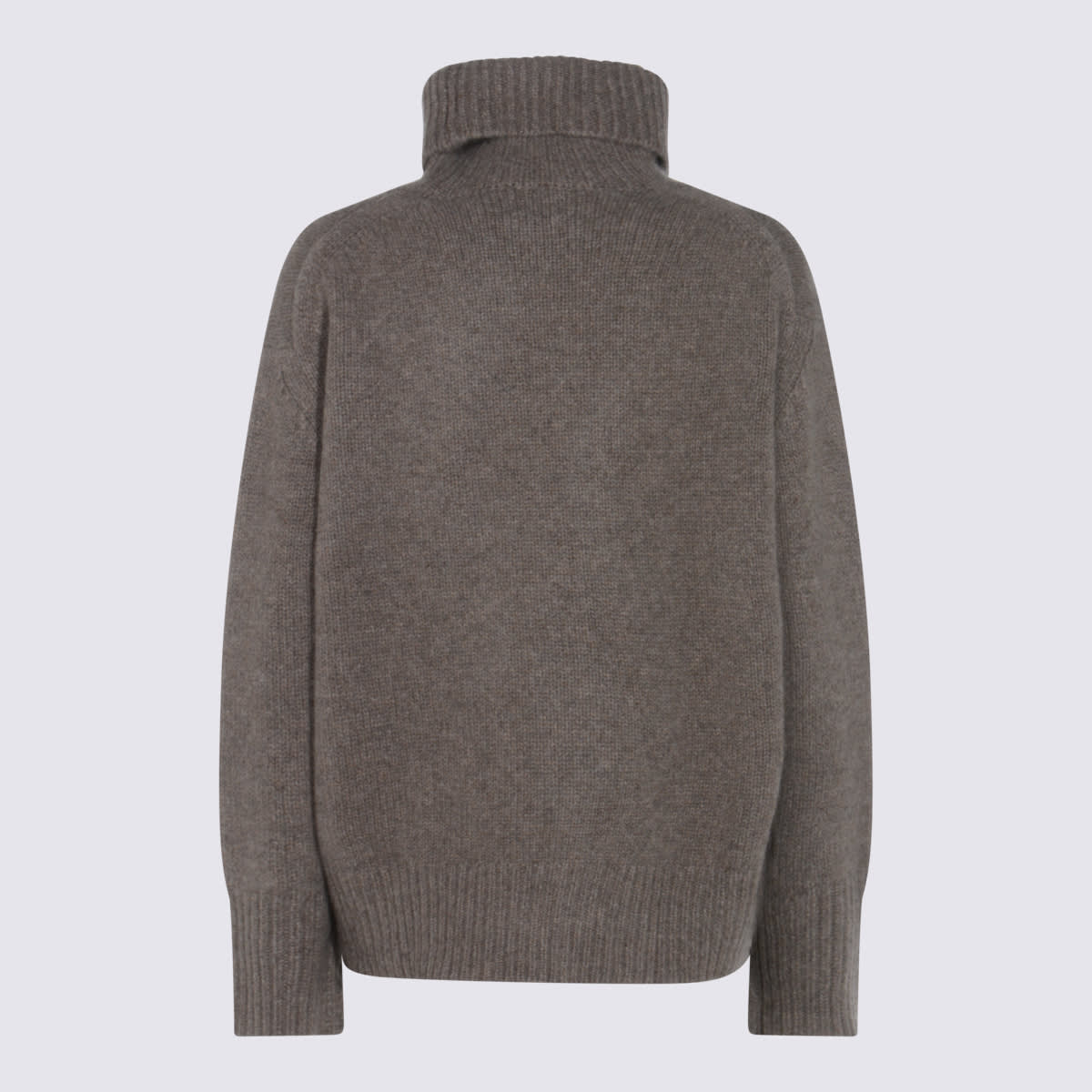 Not Shy Grey Cashmere Audrey Knitwear In Gray