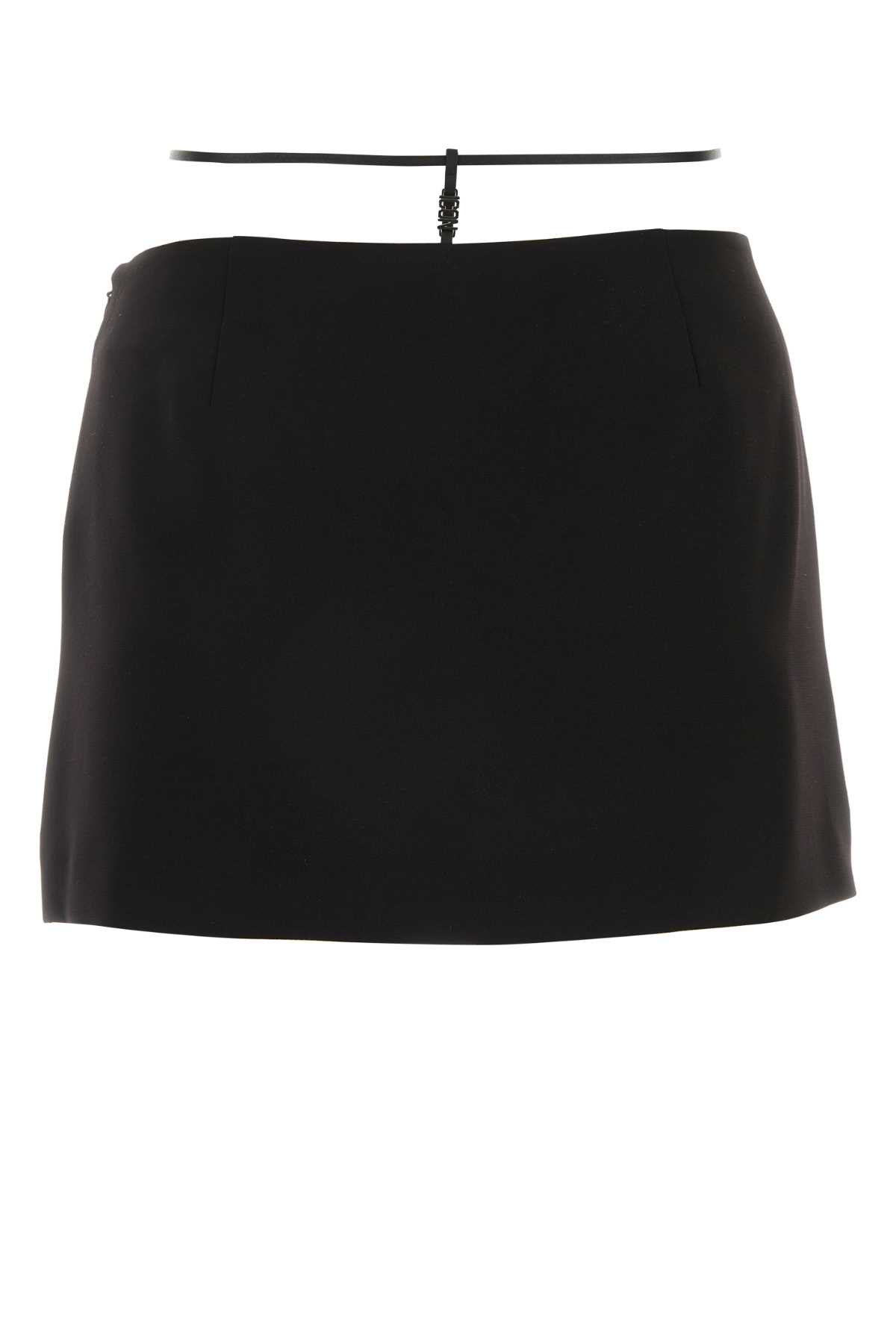 Dsquared2 Black Polyester Mini Skirt