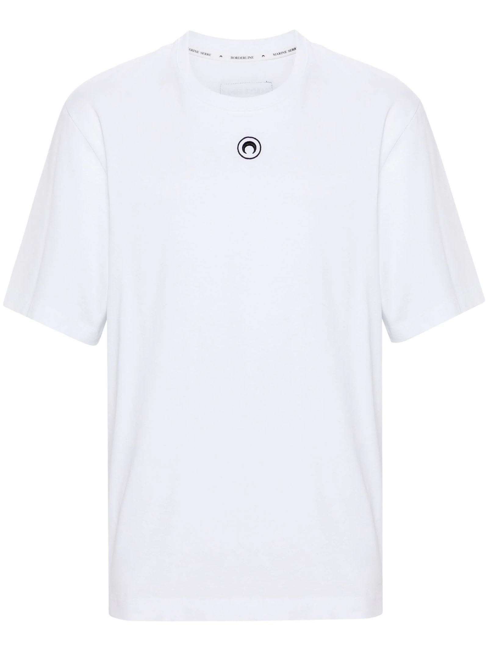 Shop Marine Serre T-shirts And Polos White