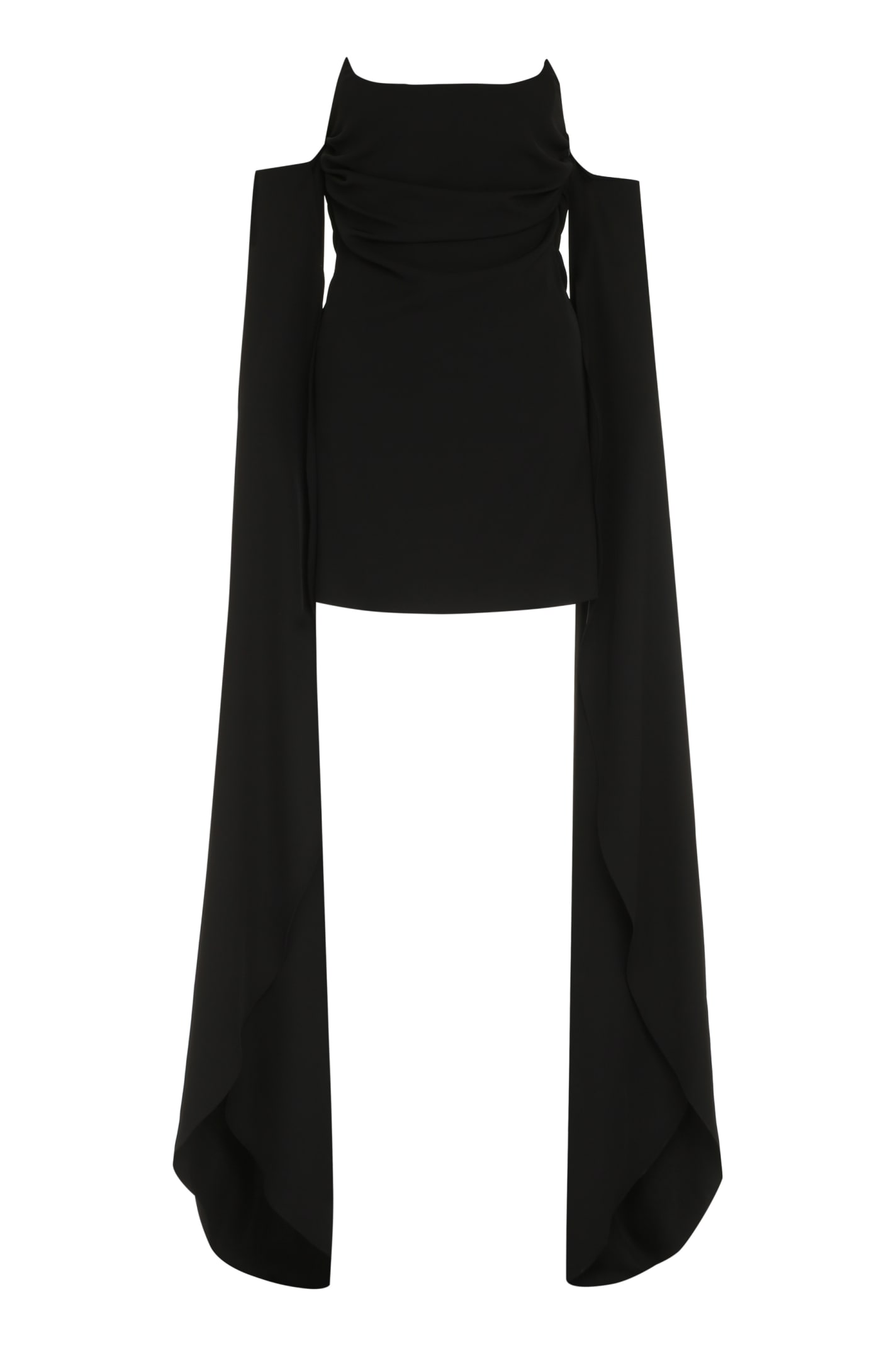 Shop Giuseppe Di Morabito Jersey Mini Dress In Black