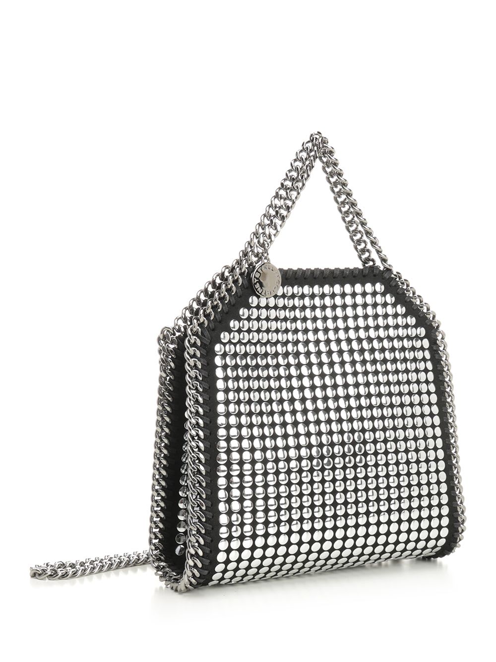 Stella Mccartney Falabella Tiny Tote Bag In Black
