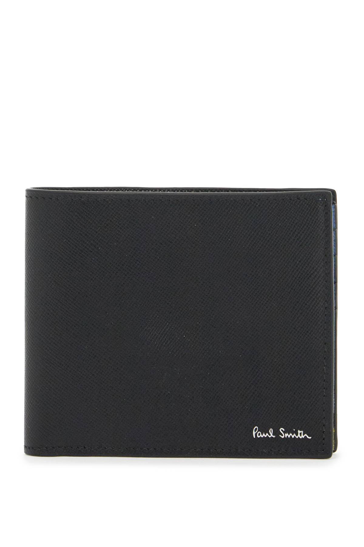 Paul Smith Signature Stripe Balloon Wallet In Black