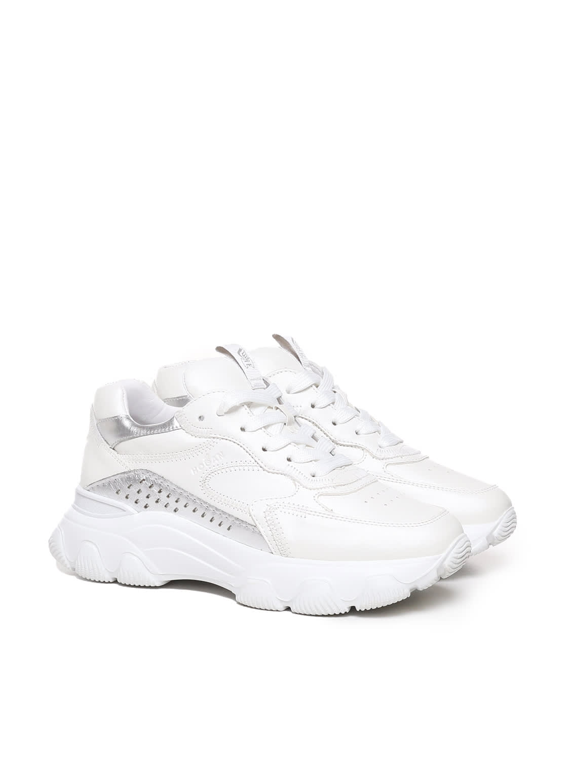 Shop Hogan Hyperactive Sneakers In White