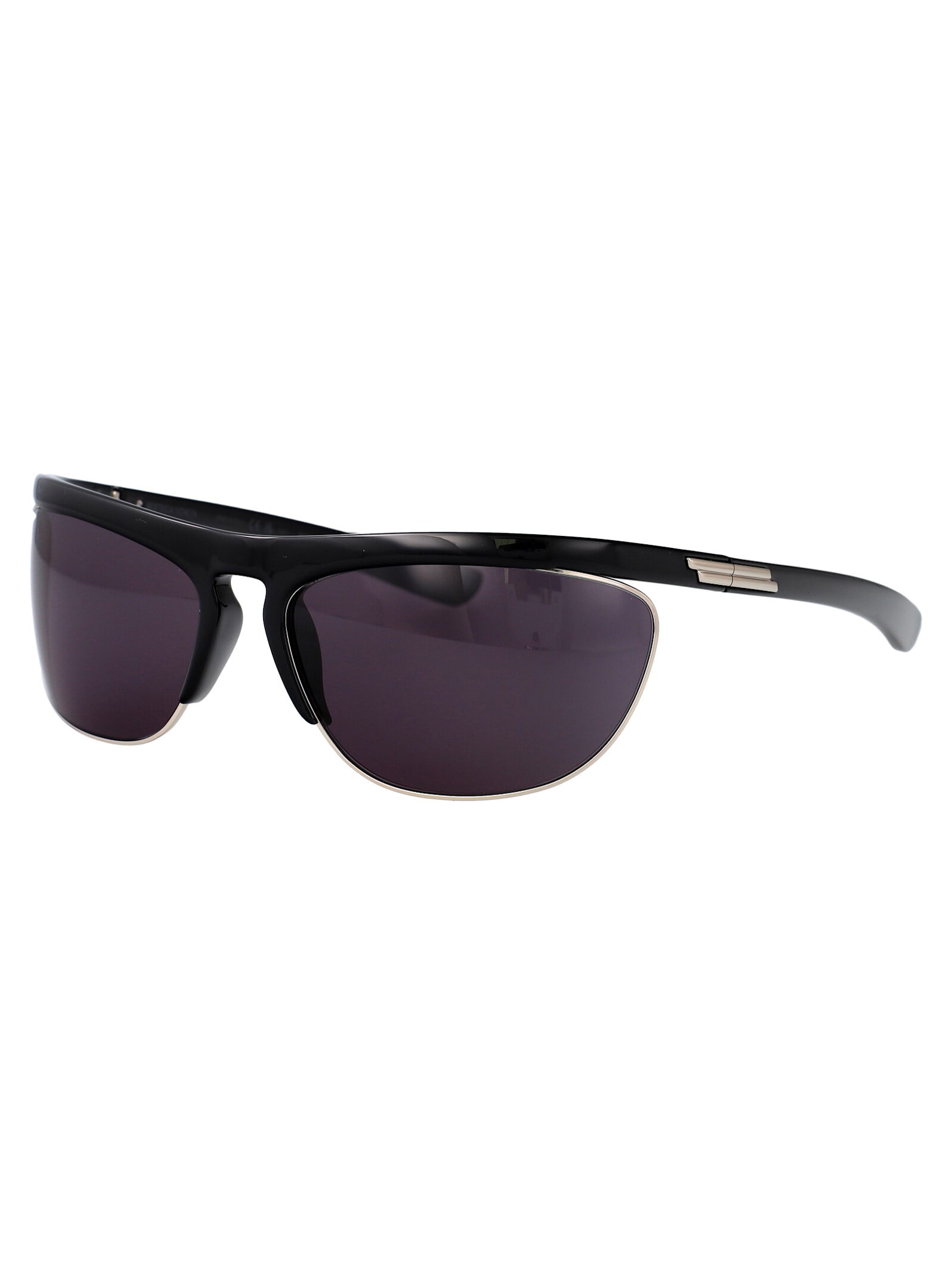 Shop Bottega Veneta Bv1348s Sunglasses In Black-black-grey