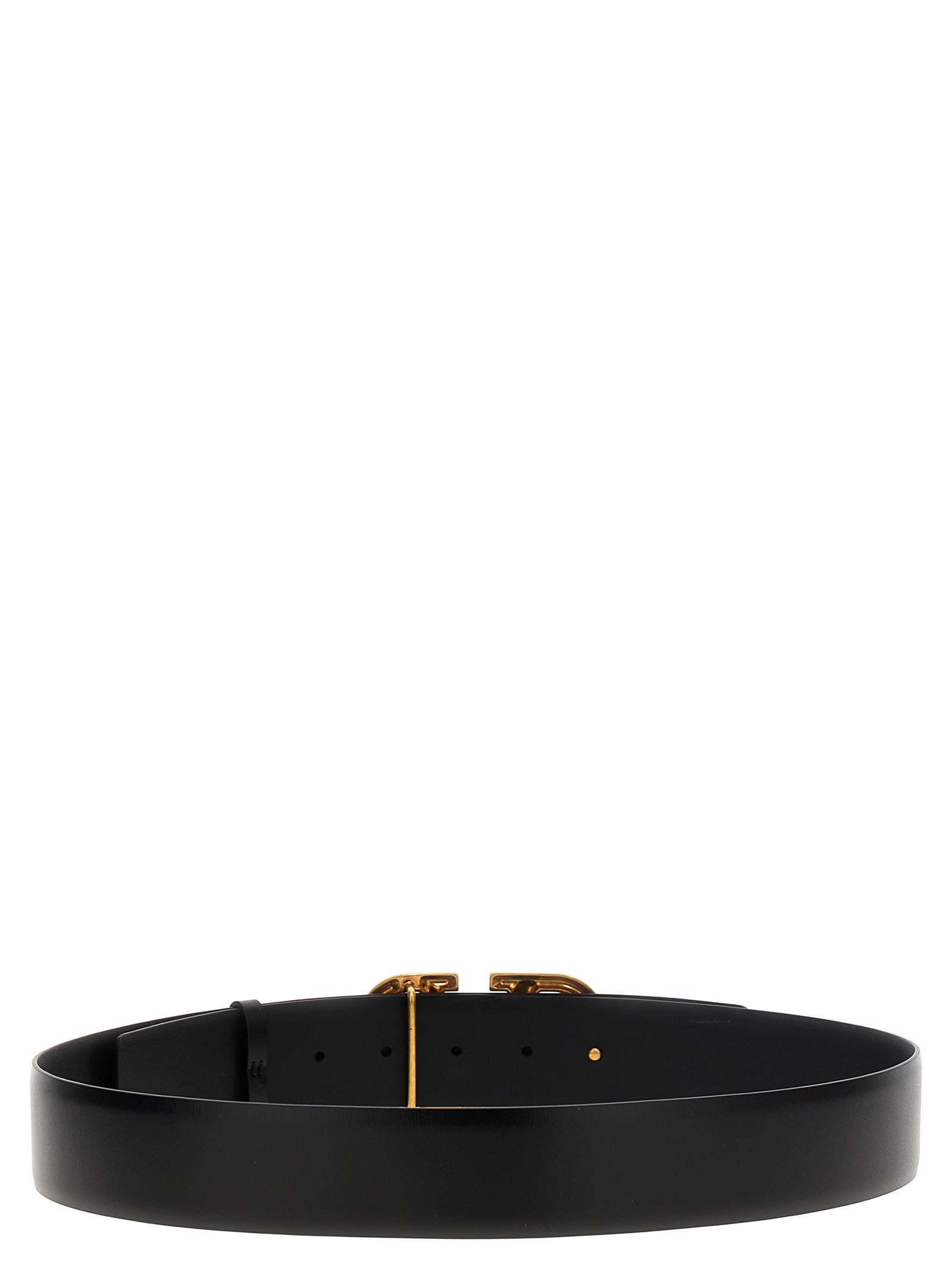 Shop Valentino Garavani Vlogo Signature Belt In Black