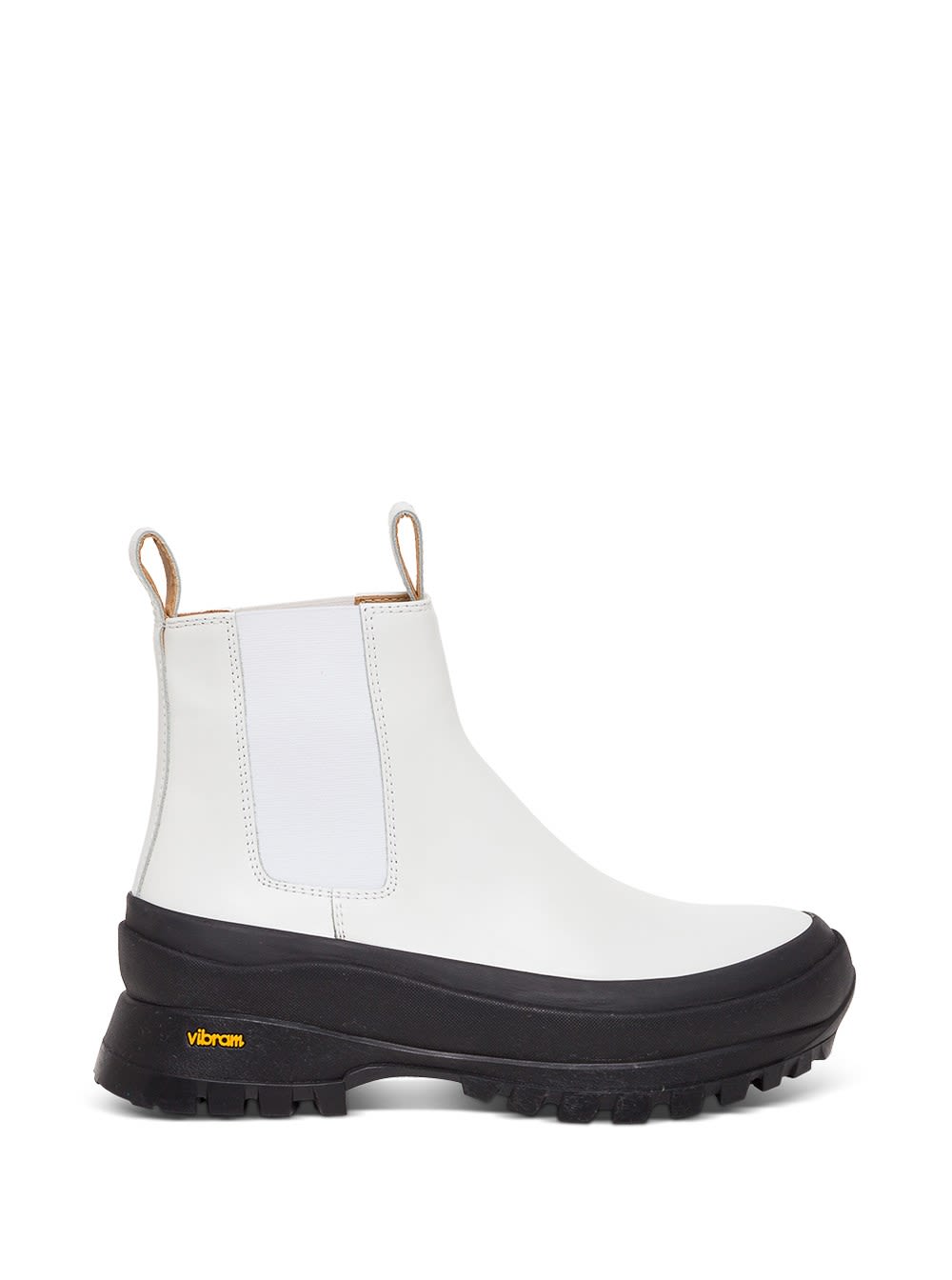 Buy Jil Sander Boston Ankle Boots In Leather With Vibram Sole online, shop Jil Sander shoes with free shipping