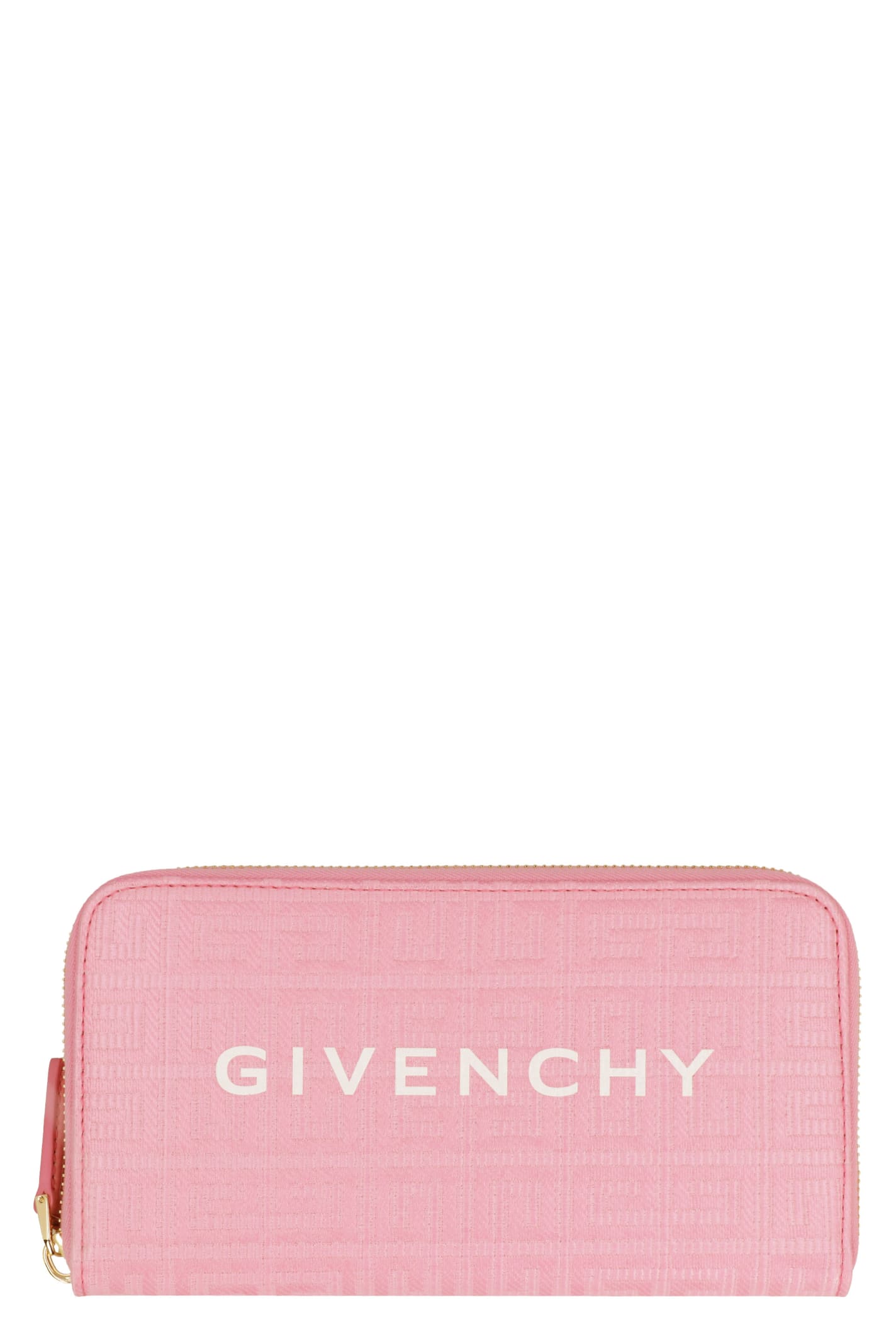 Givenchy Logo Print Zip-around Wallet