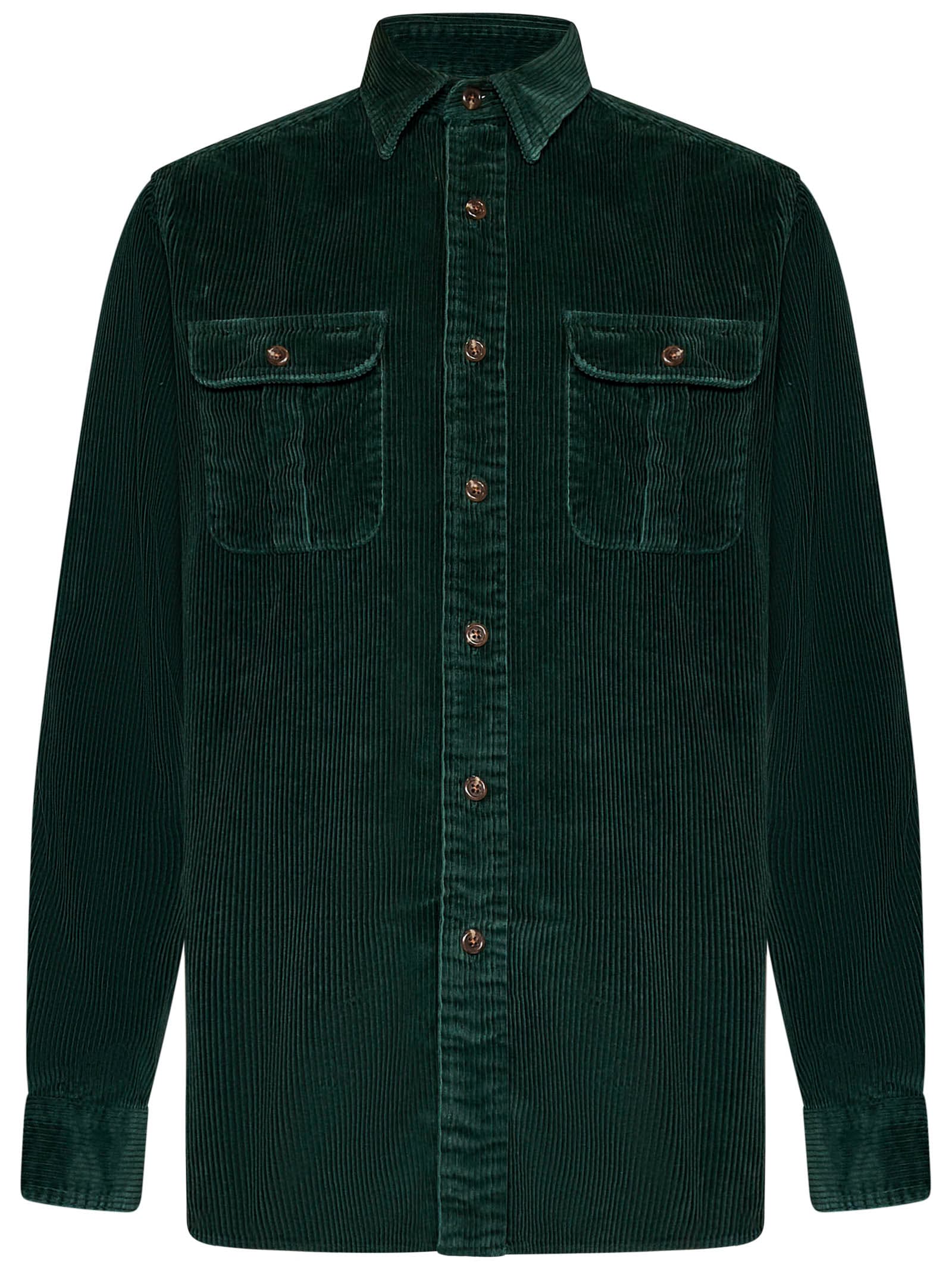 Shop Polo Ralph Lauren Shirt In Green