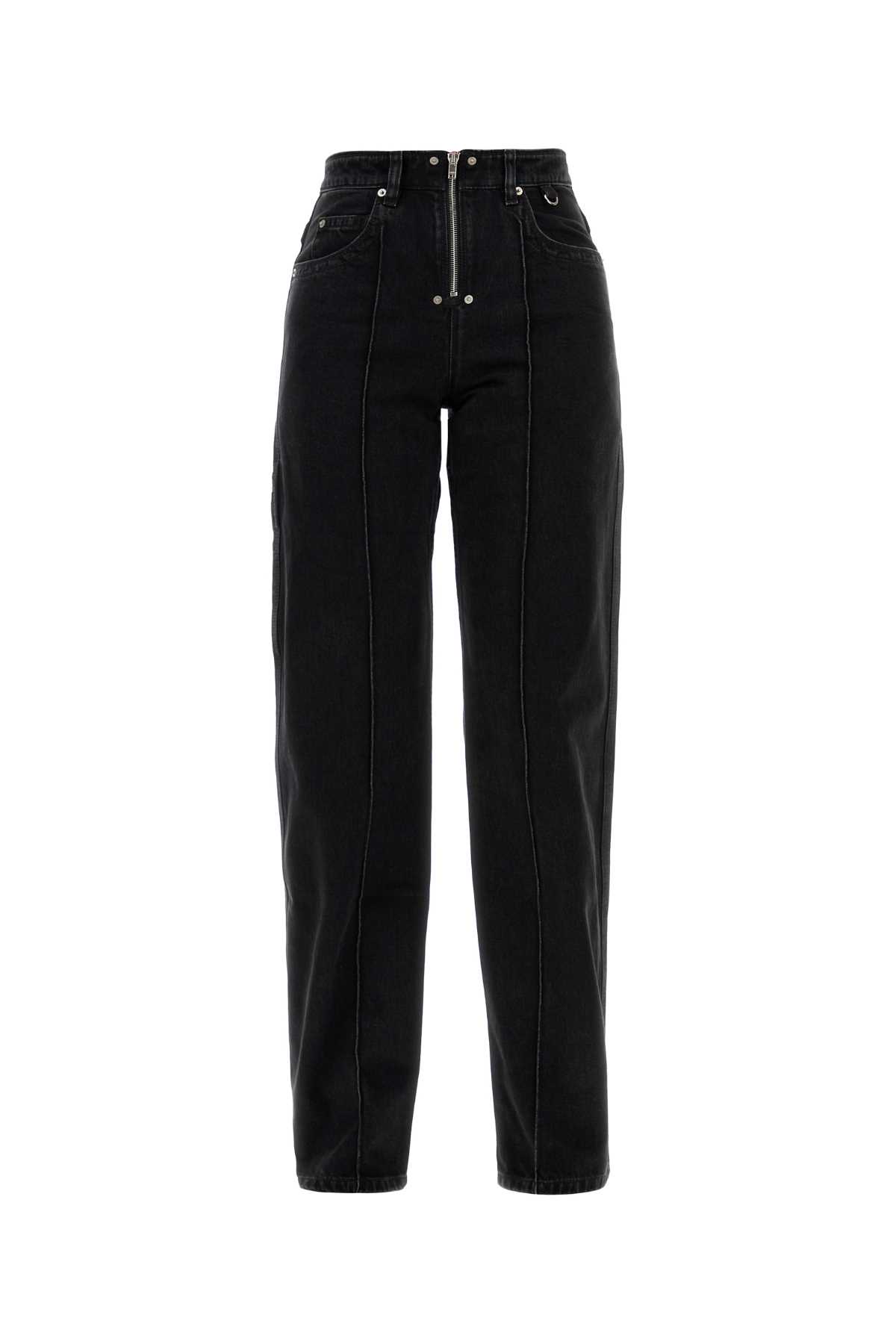 Isabel Marant Black Denim Stely Jeans In Black