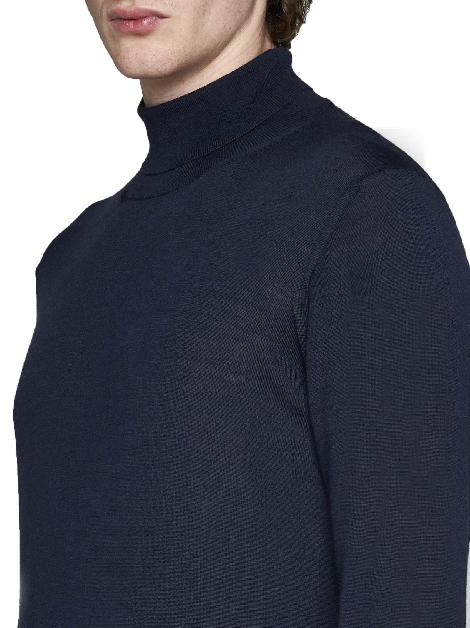 Shop Caruso Sweater In Blue