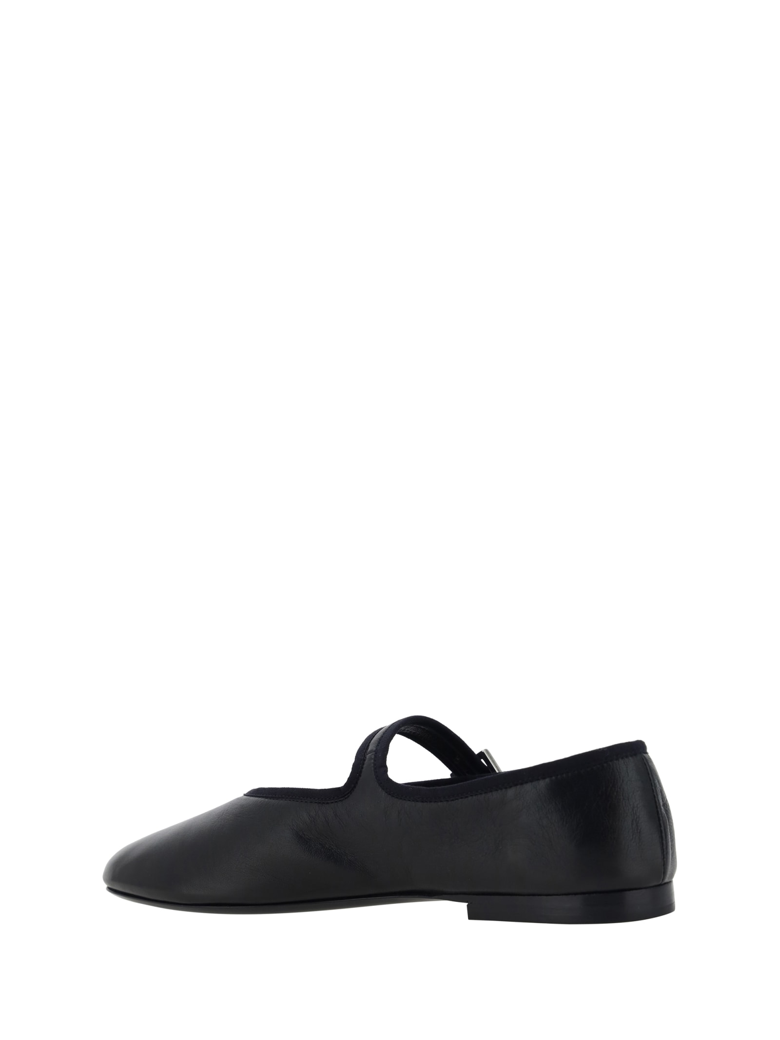The Row Boheme Mj Ballet Flats In Nappa Leather In Blk Black