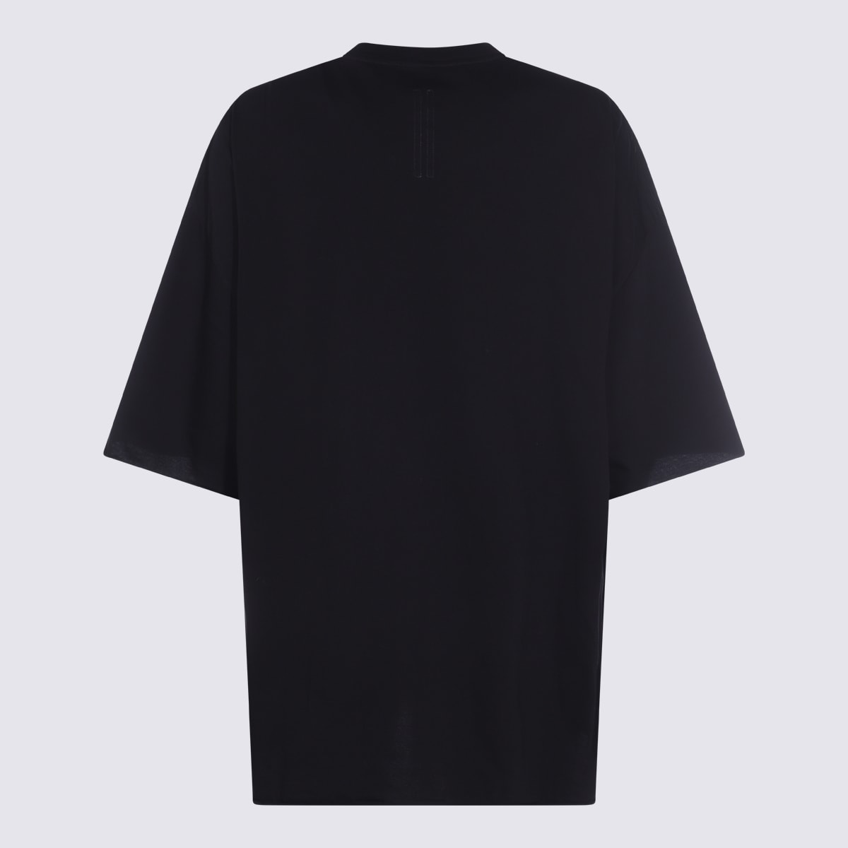 Rick Owens Black Cotton Tommy T T-shirt In Black