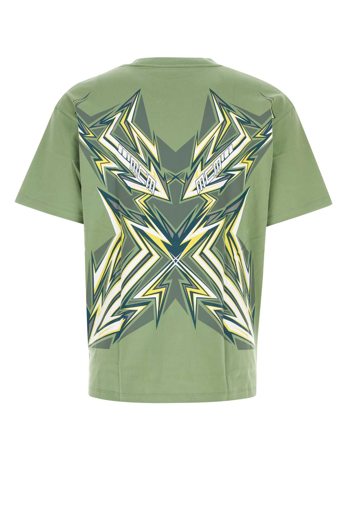 Mcm Green Cotton Oversize T-shirt In Jz