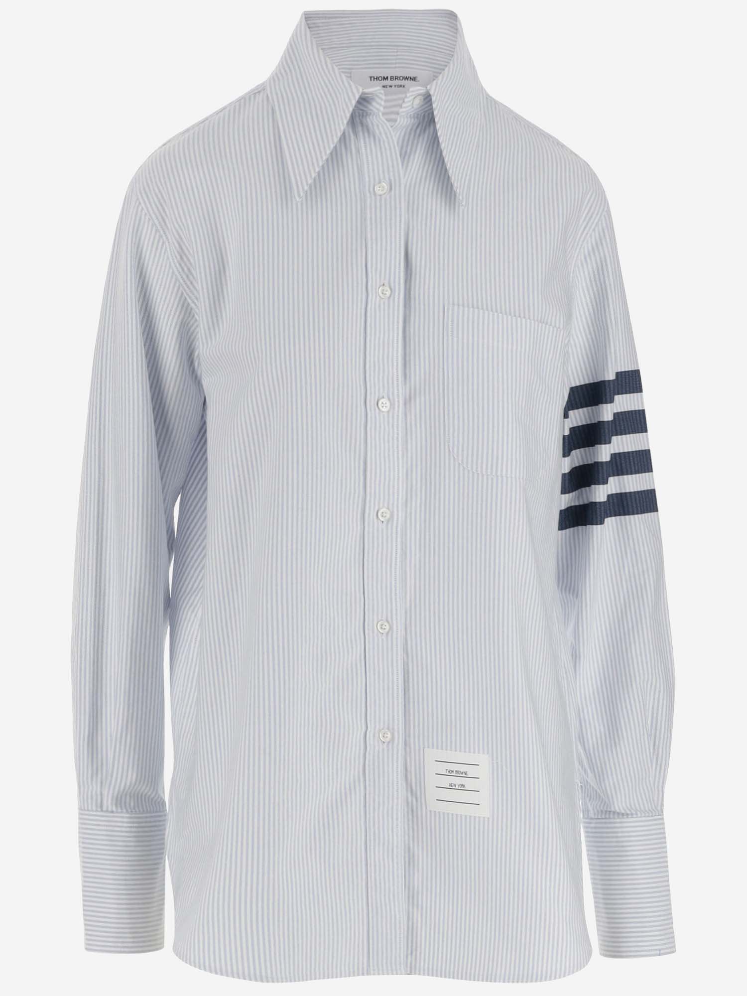 THOM BROWNE 4 BAR COTTON SHIRT