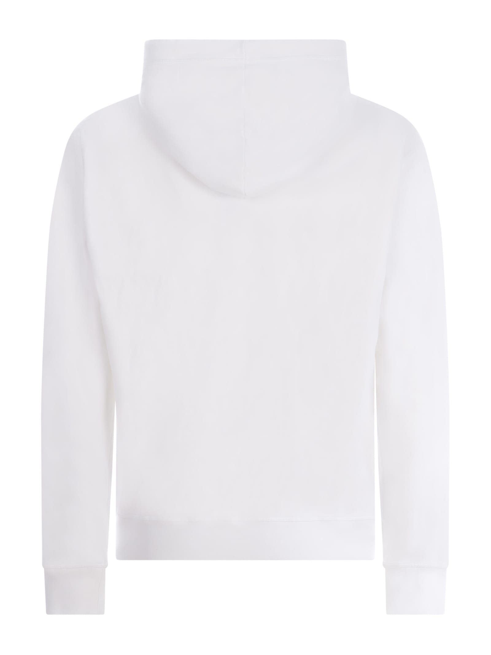 Shop Dsquared2 Hooded Sweatshirt  In Cotton In White