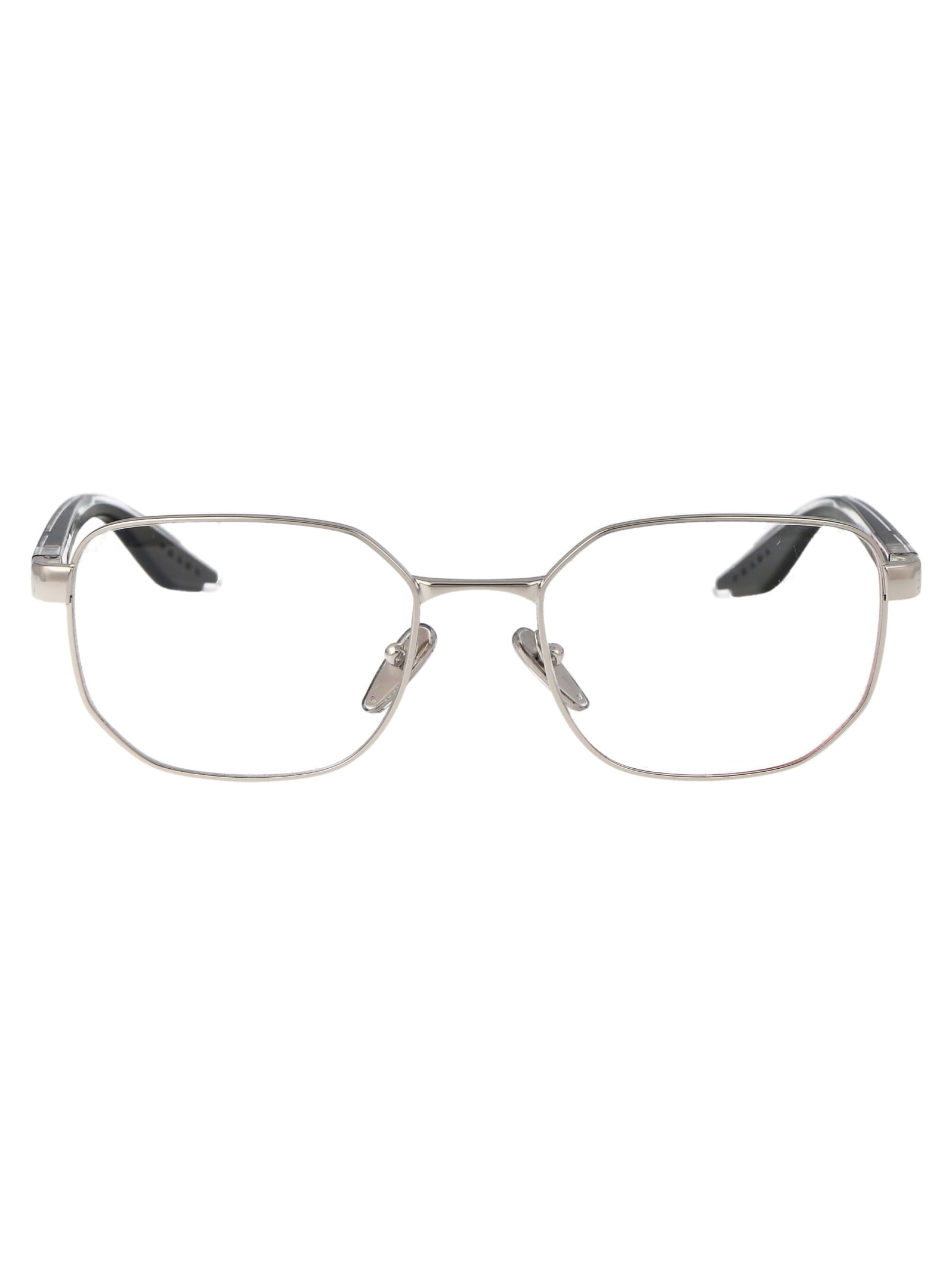 Shop Prada 0ps 50qv Glasses In 1bc1o1 Silver