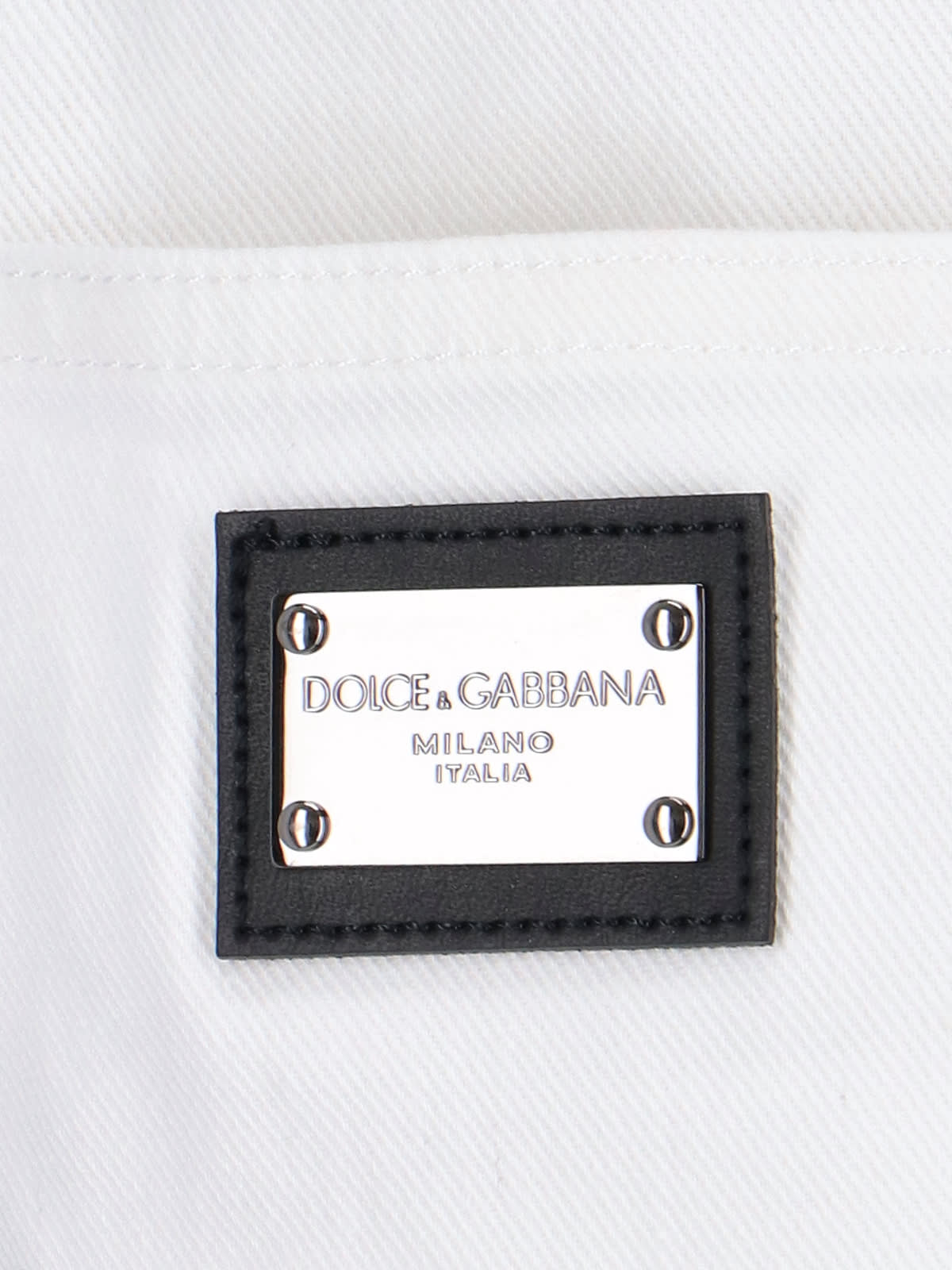Shop Dolce & Gabbana Slim Jeans In White