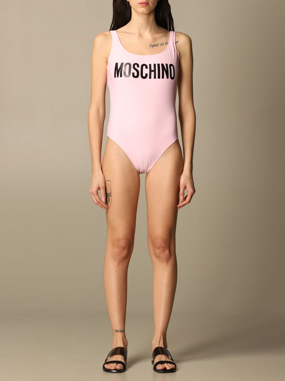 Moschino Couture Swimsuit Moschino Couture One-piece Swimsuit With Logo