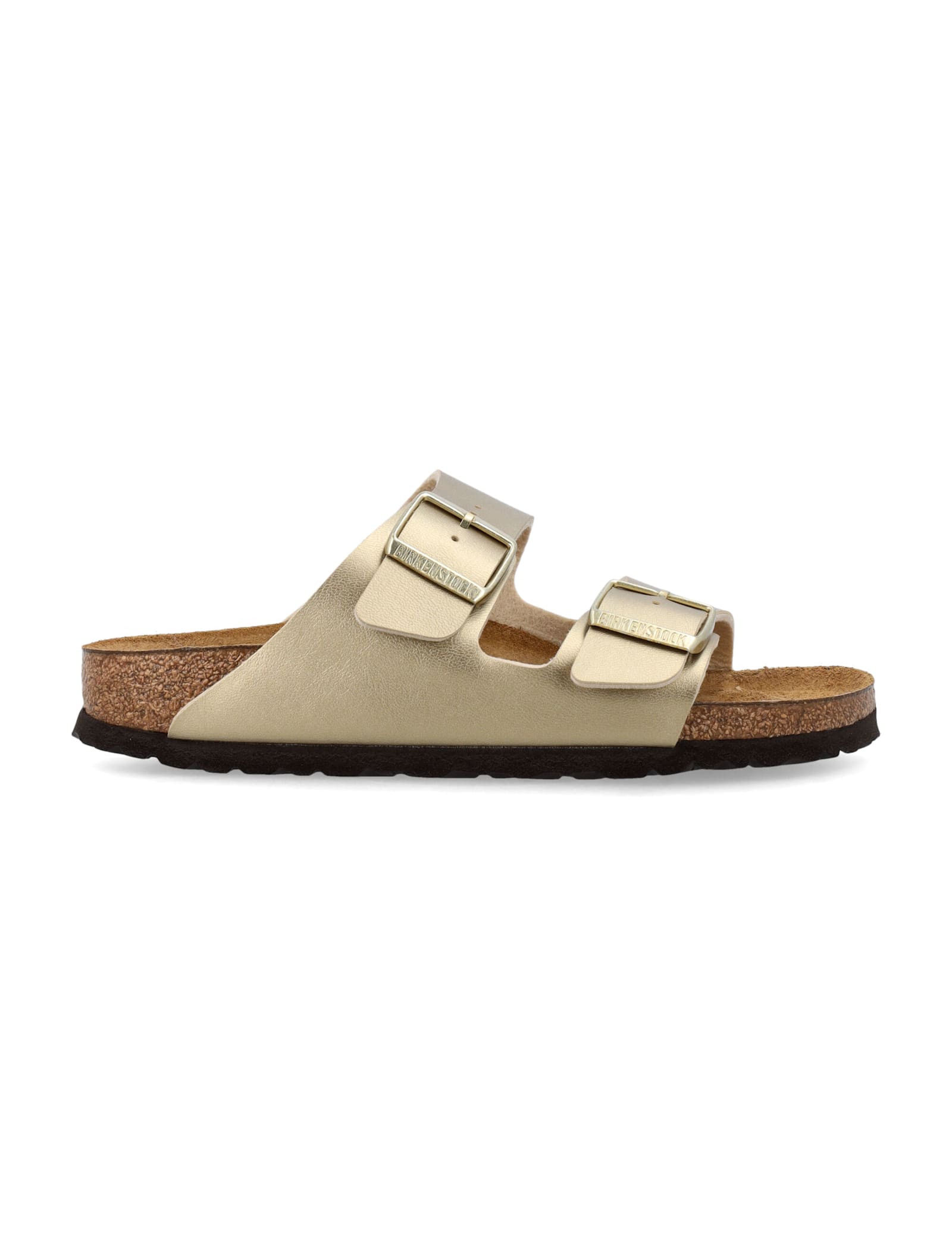 Birkenstock Arizona Metallic Birko In Brown